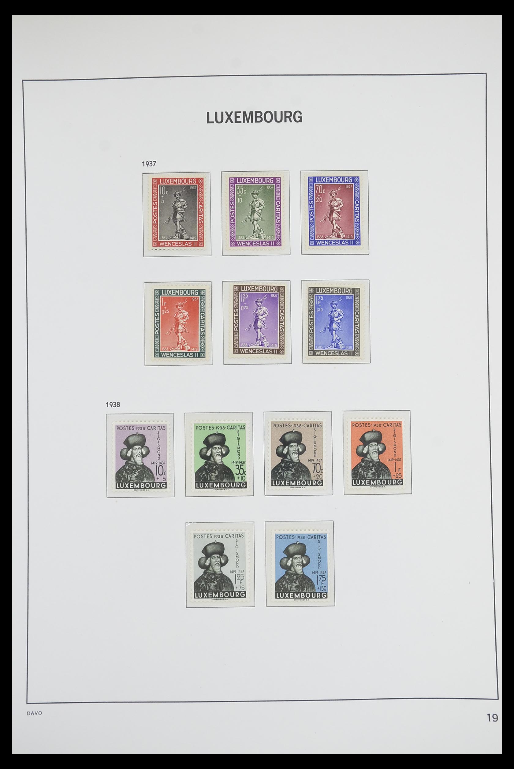 33703 018 - Postzegelverzameling 33703 Luxemburg 1852-1991.