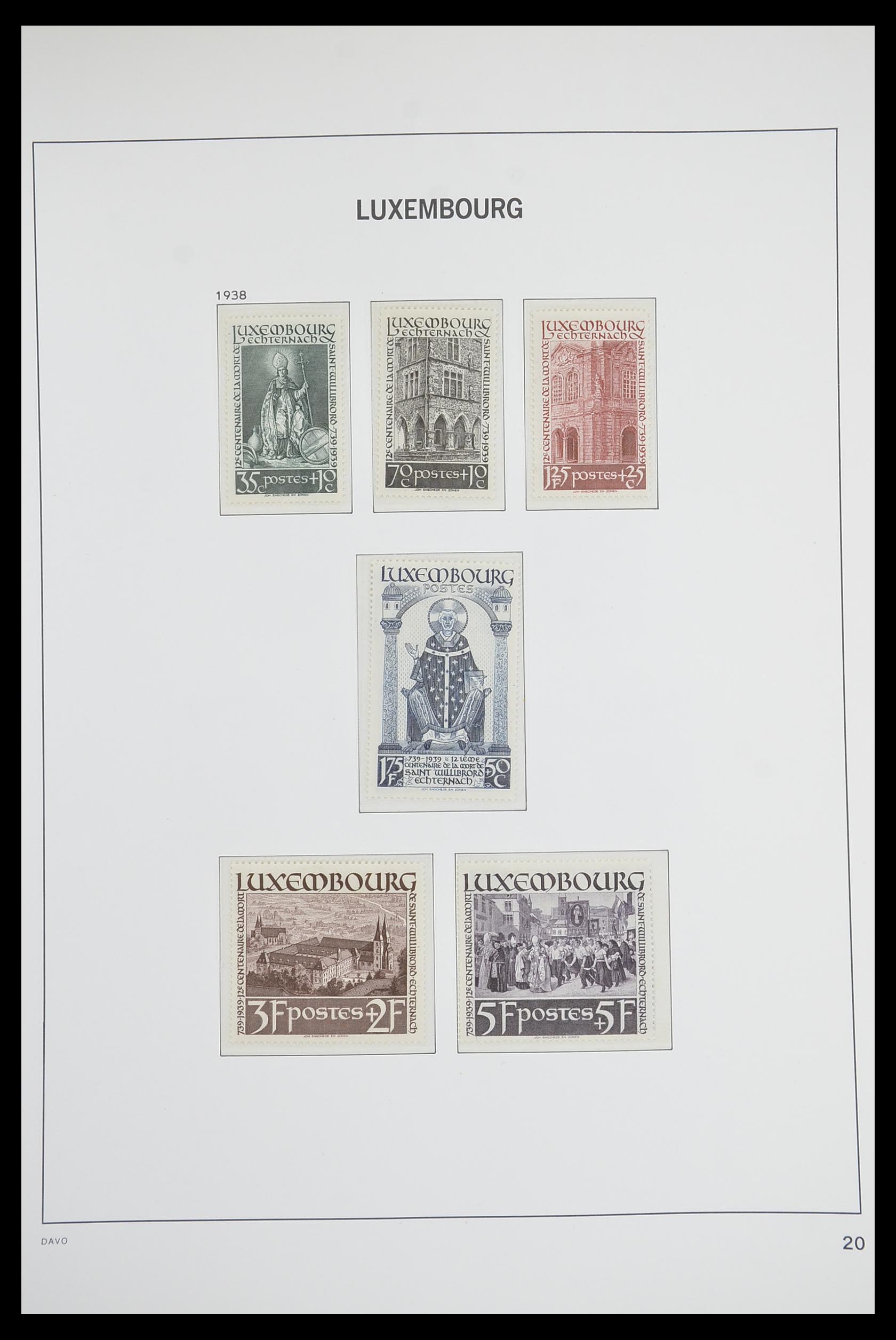 33703 019 - Postzegelverzameling 33703 Luxemburg 1852-1991.