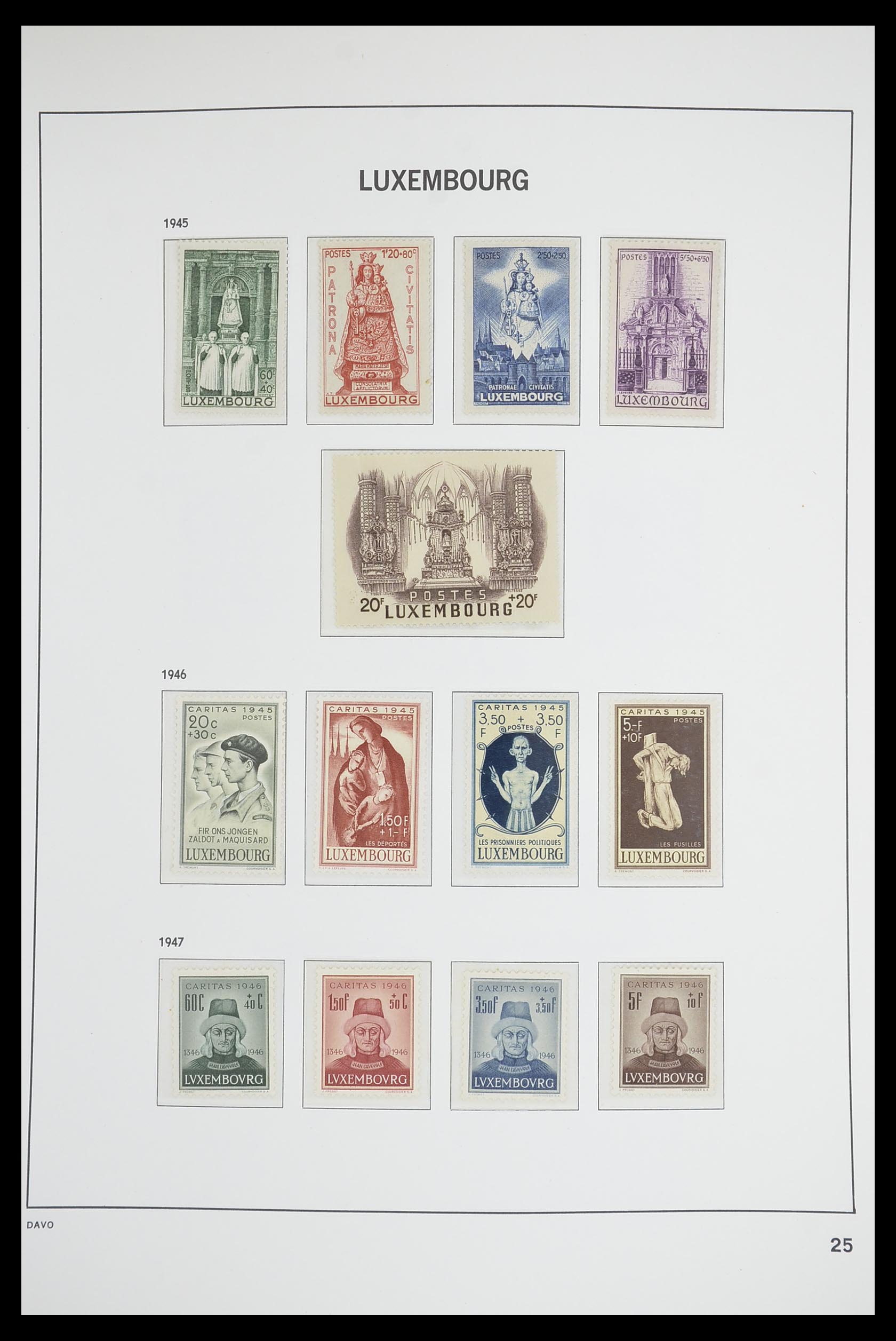 33703 024 - Postzegelverzameling 33703 Luxemburg 1852-1991.