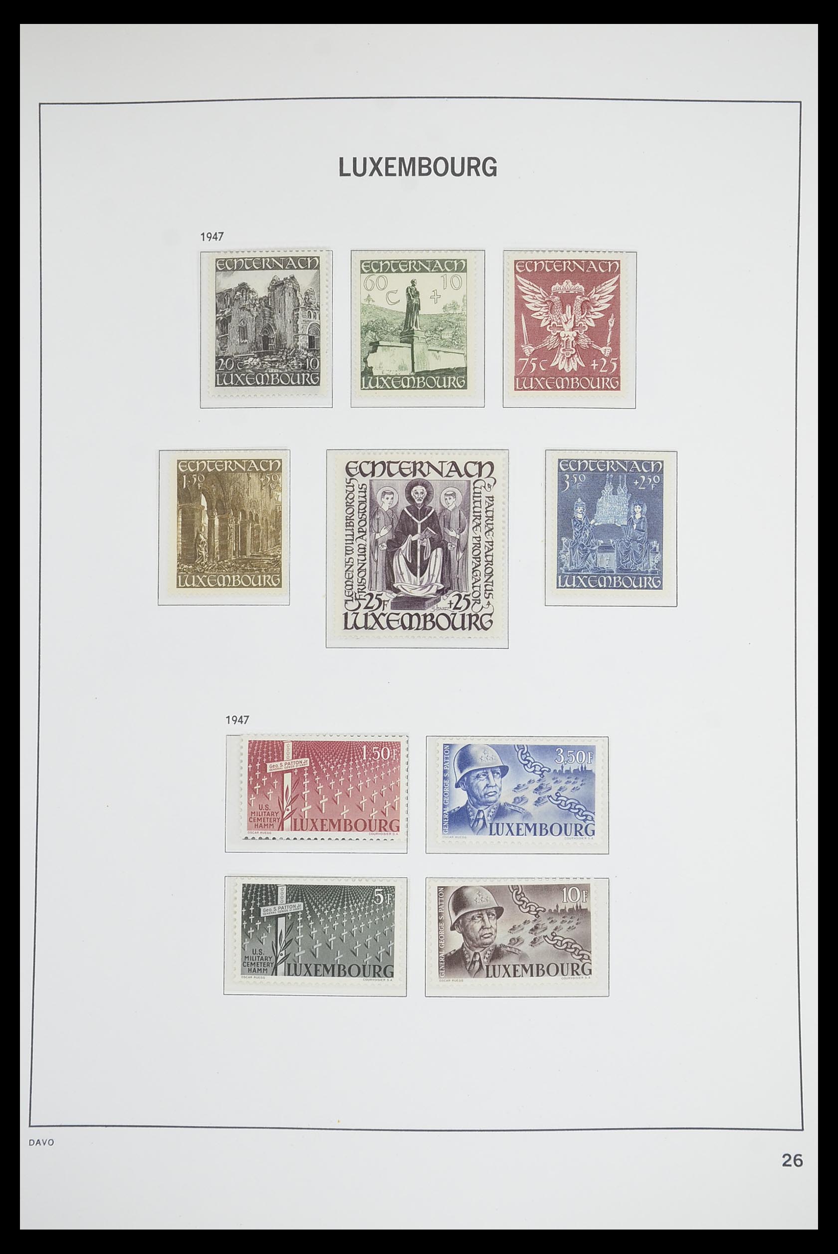 33703 025 - Postzegelverzameling 33703 Luxemburg 1852-1991.