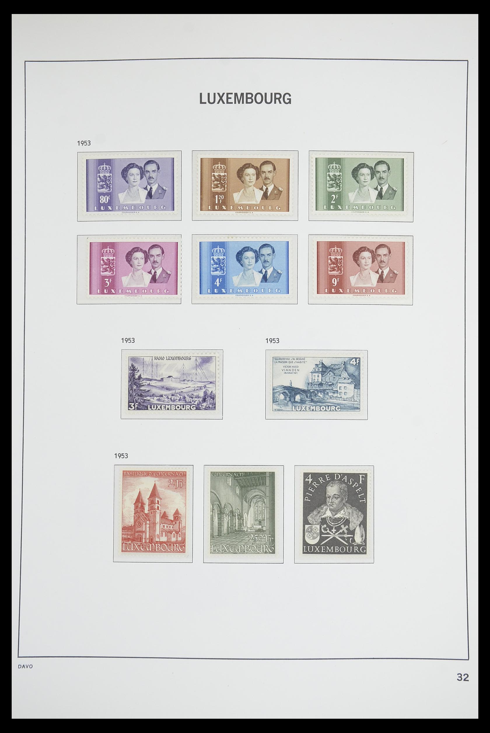 33703 031 - Postzegelverzameling 33703 Luxemburg 1852-1991.