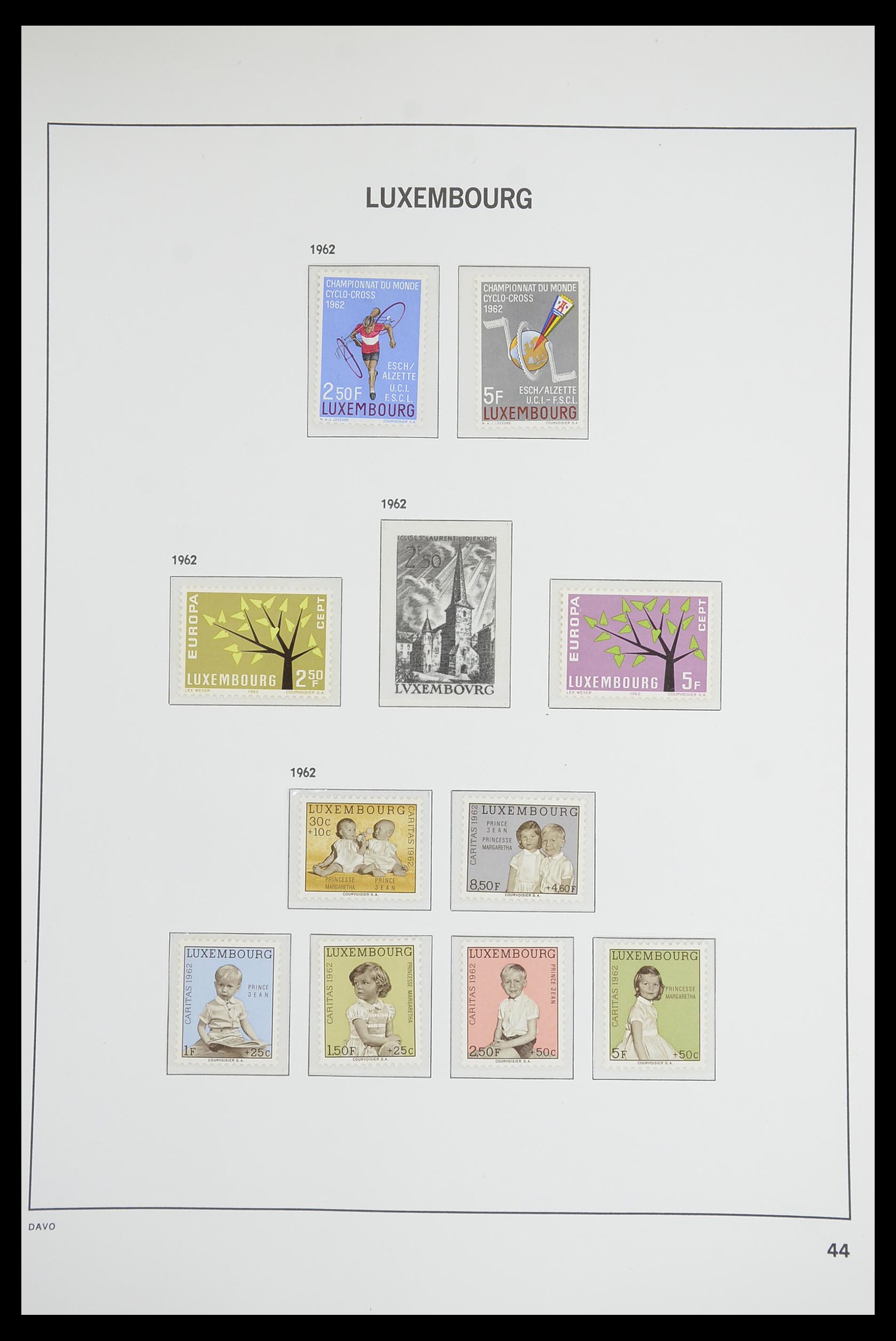 33703 043 - Postzegelverzameling 33703 Luxemburg 1852-1991.