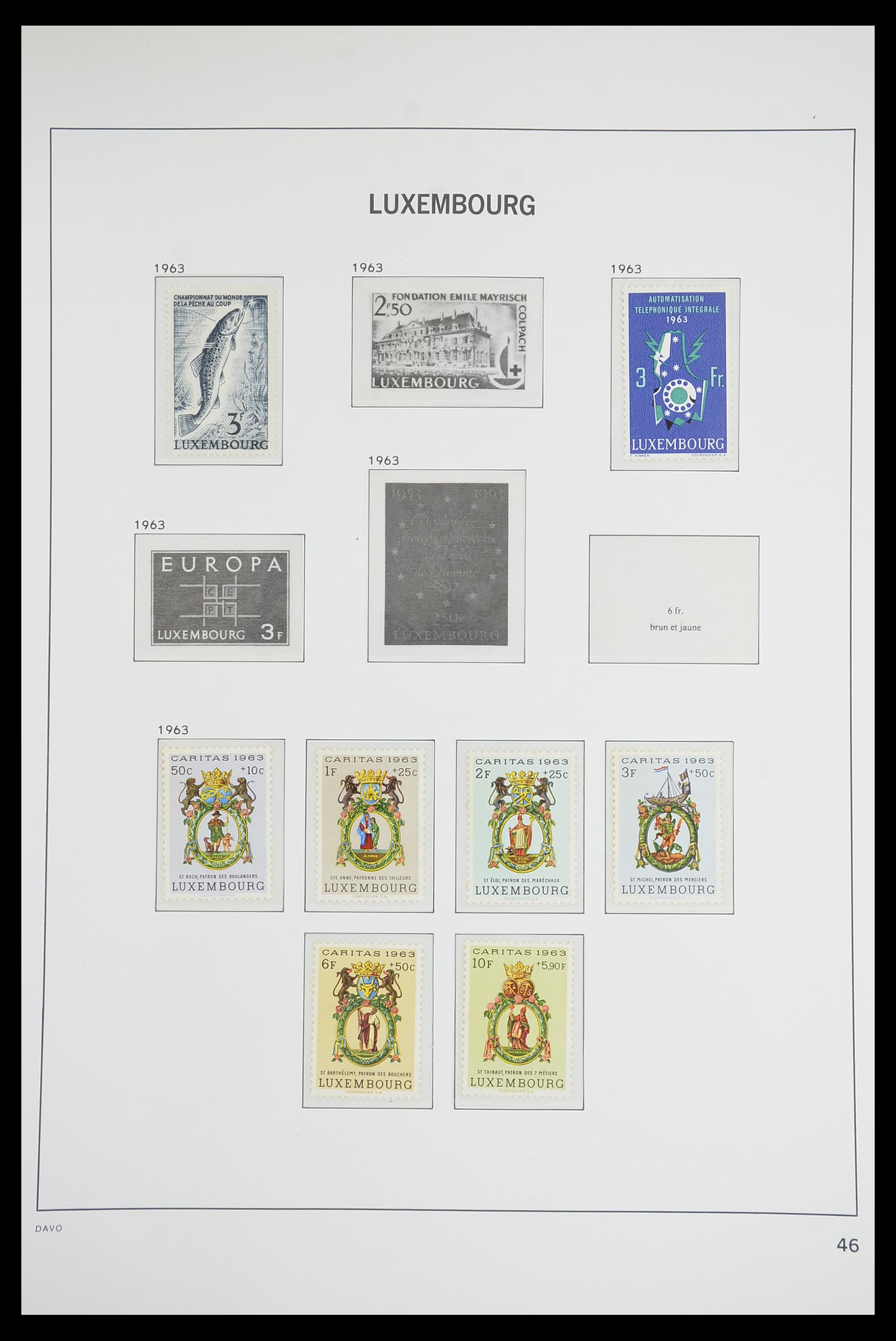 33703 045 - Postzegelverzameling 33703 Luxemburg 1852-1991.