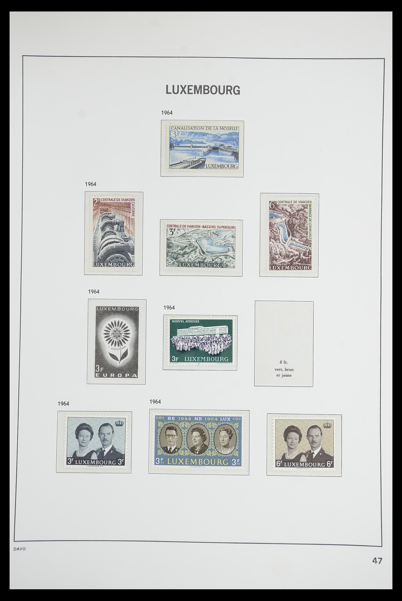 33703 046 - Postzegelverzameling 33703 Luxemburg 1852-1991.