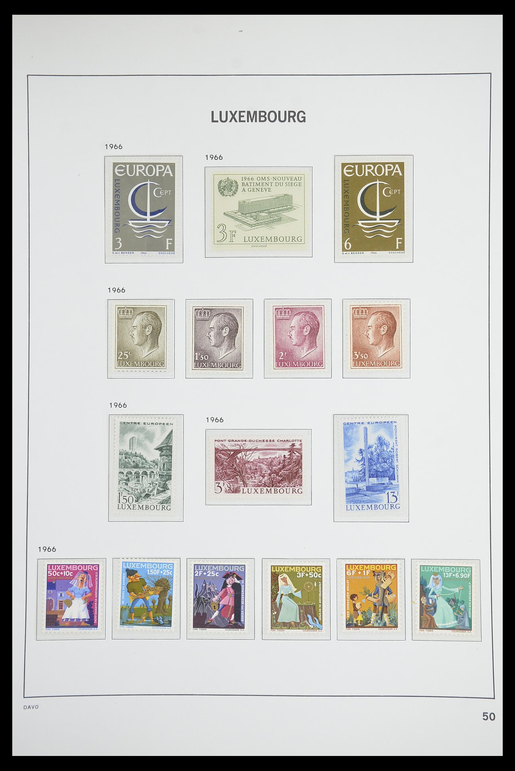 33703 049 - Stamp collection 33703 Luxembourg 1852-1991.