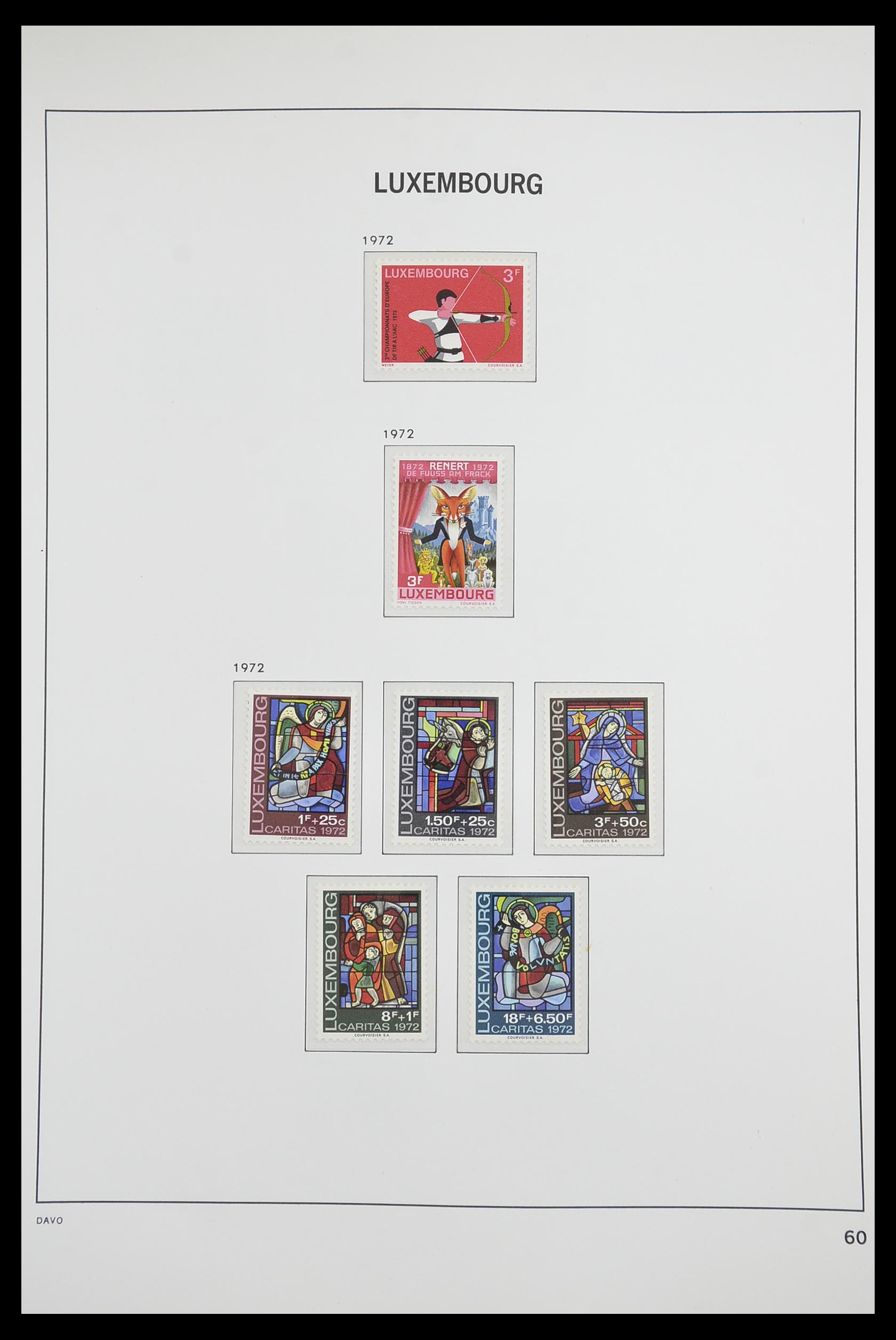 33703 059 - Postzegelverzameling 33703 Luxemburg 1852-1991.