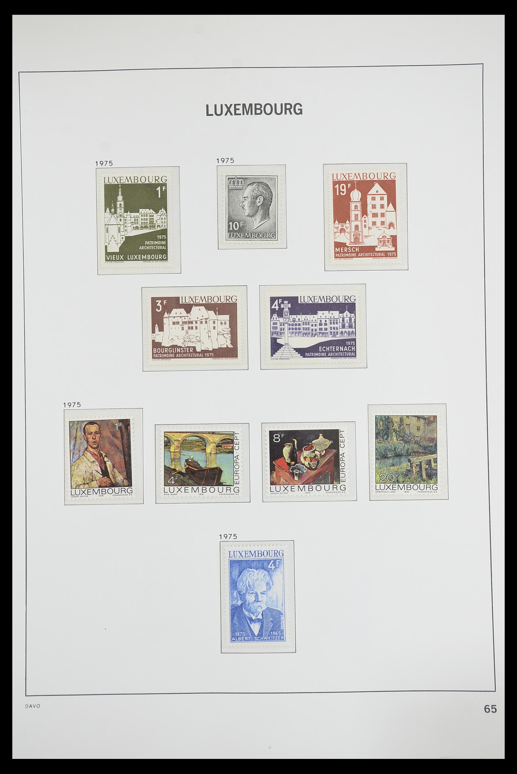 33703 064 - Stamp collection 33703 Luxembourg 1852-1991.