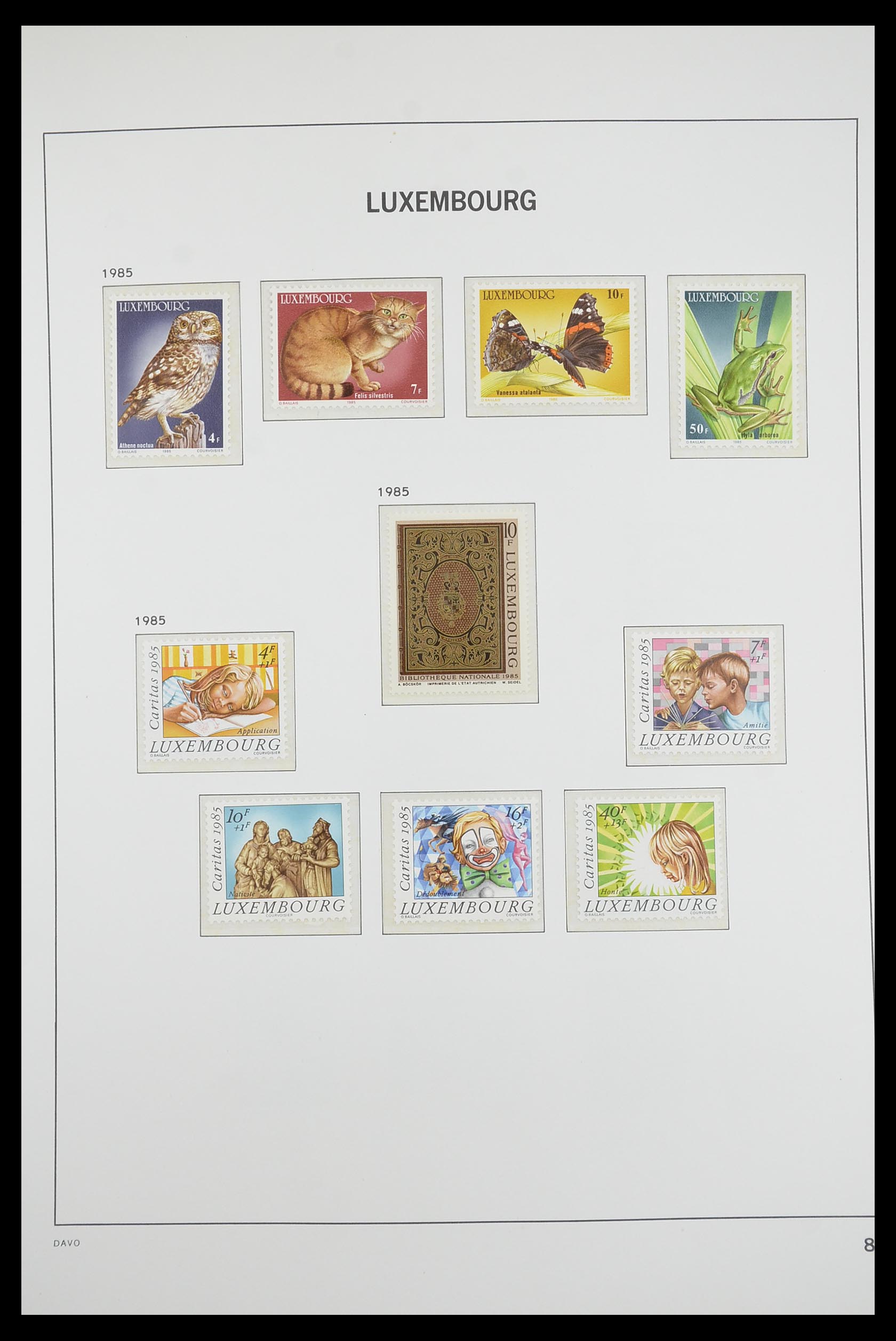33703 082 - Postzegelverzameling 33703 Luxemburg 1852-1991.