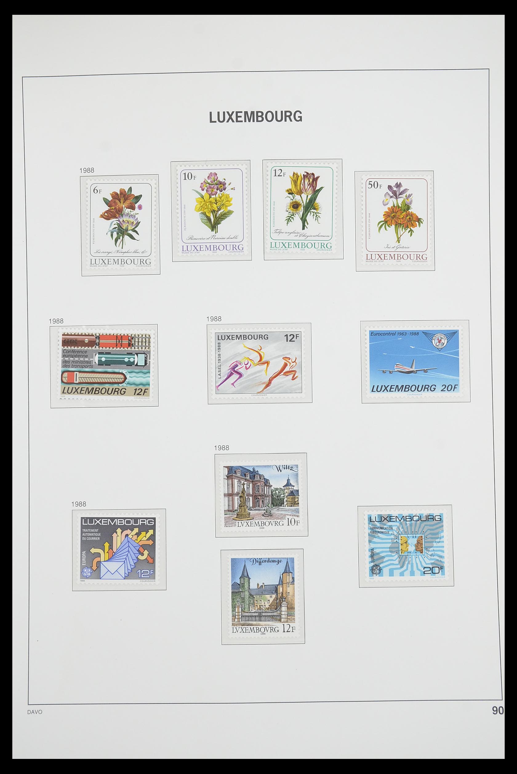 33703 087 - Postzegelverzameling 33703 Luxemburg 1852-1991.