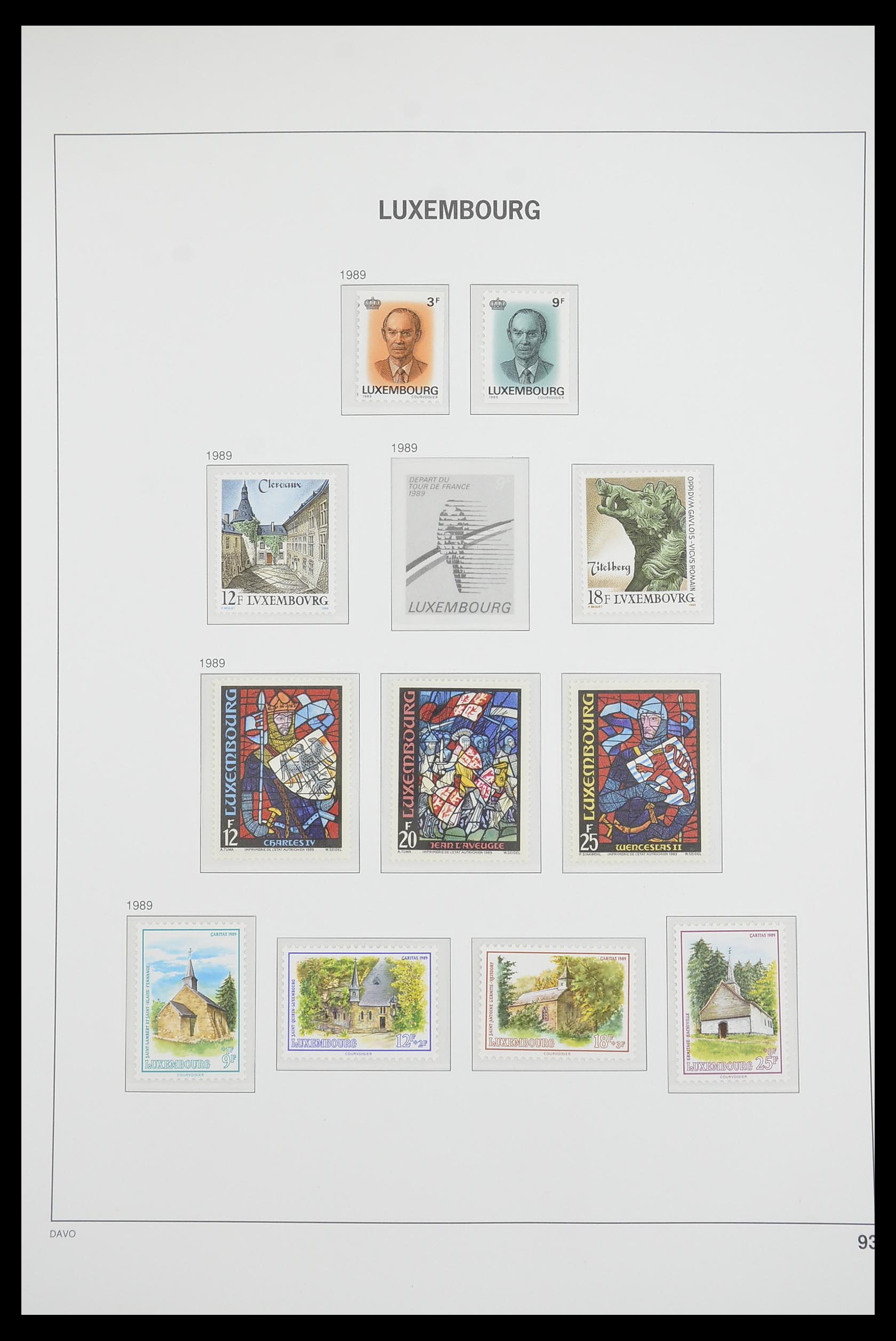 33703 090 - Postzegelverzameling 33703 Luxemburg 1852-1991.