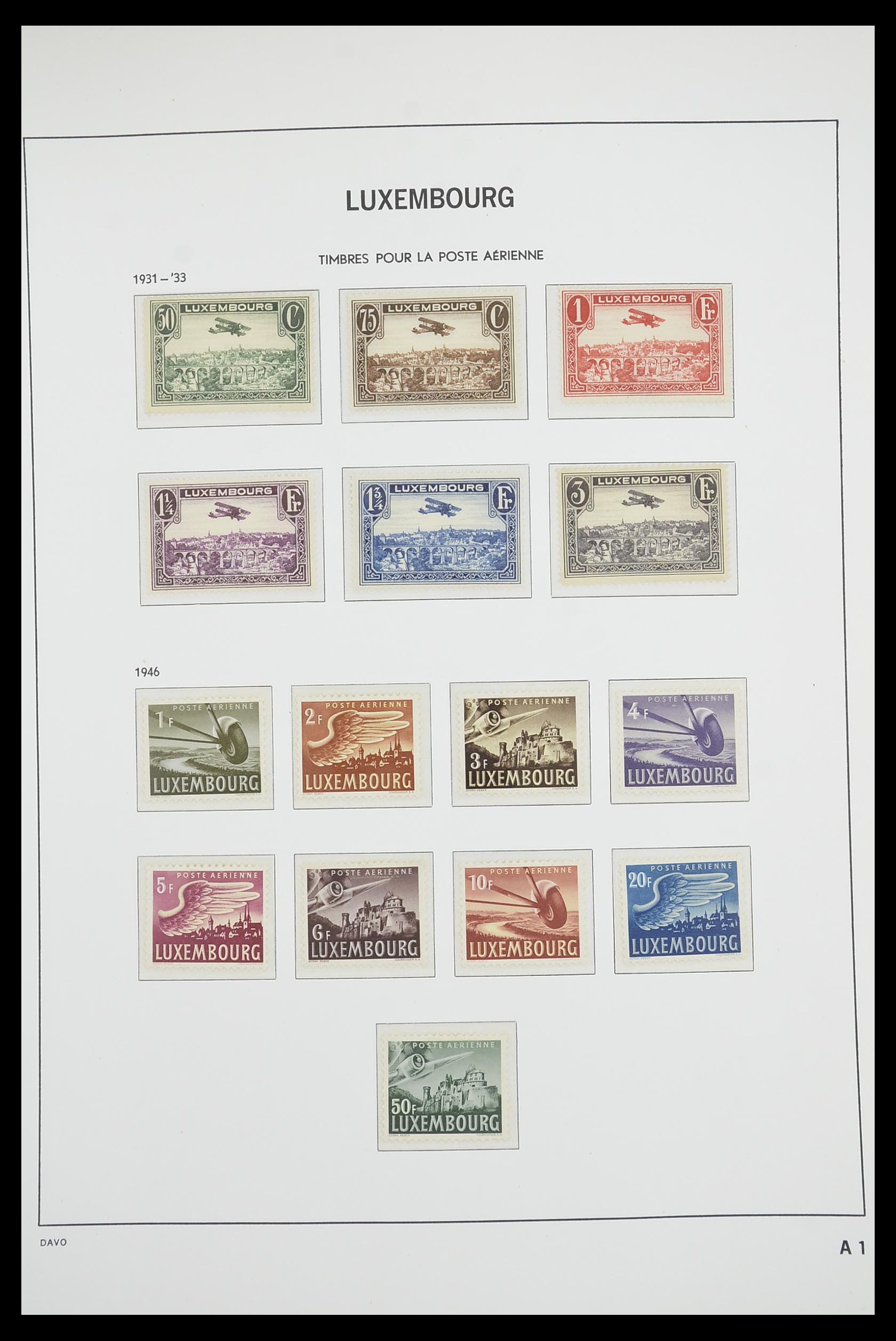 33703 095 - Postzegelverzameling 33703 Luxemburg 1852-1991.