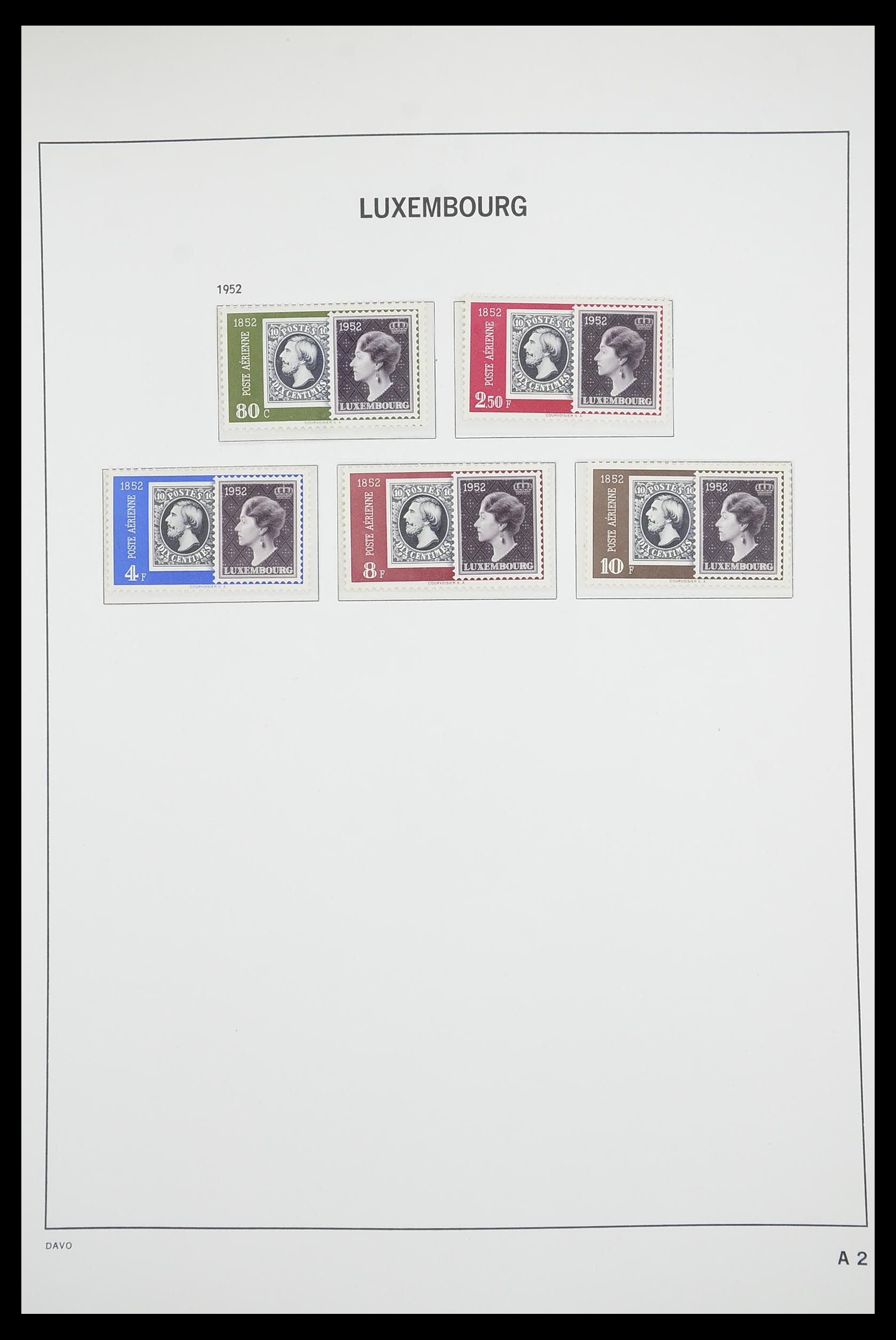 33703 096 - Postzegelverzameling 33703 Luxemburg 1852-1991.