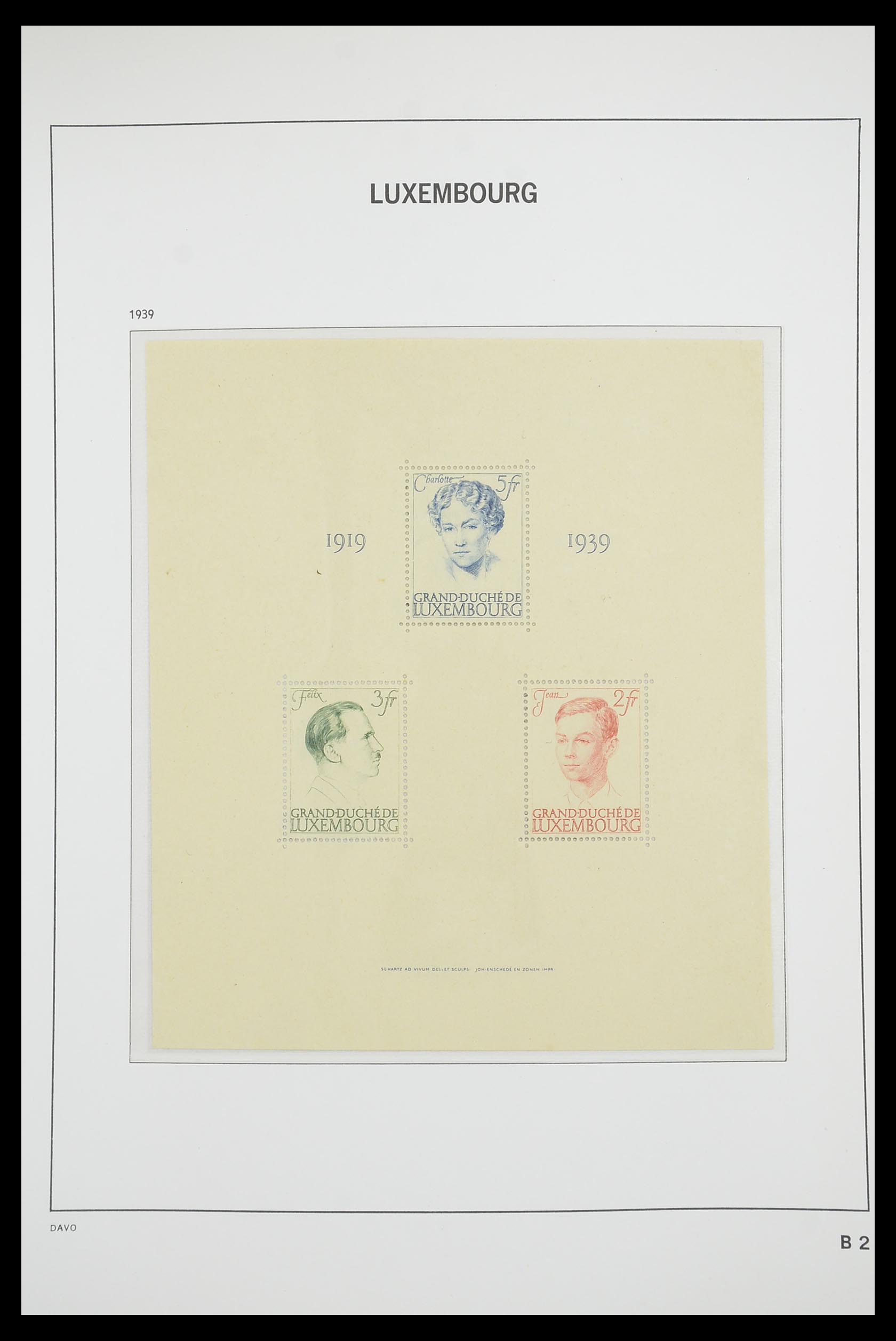 33703 099 - Postzegelverzameling 33703 Luxemburg 1852-1991.