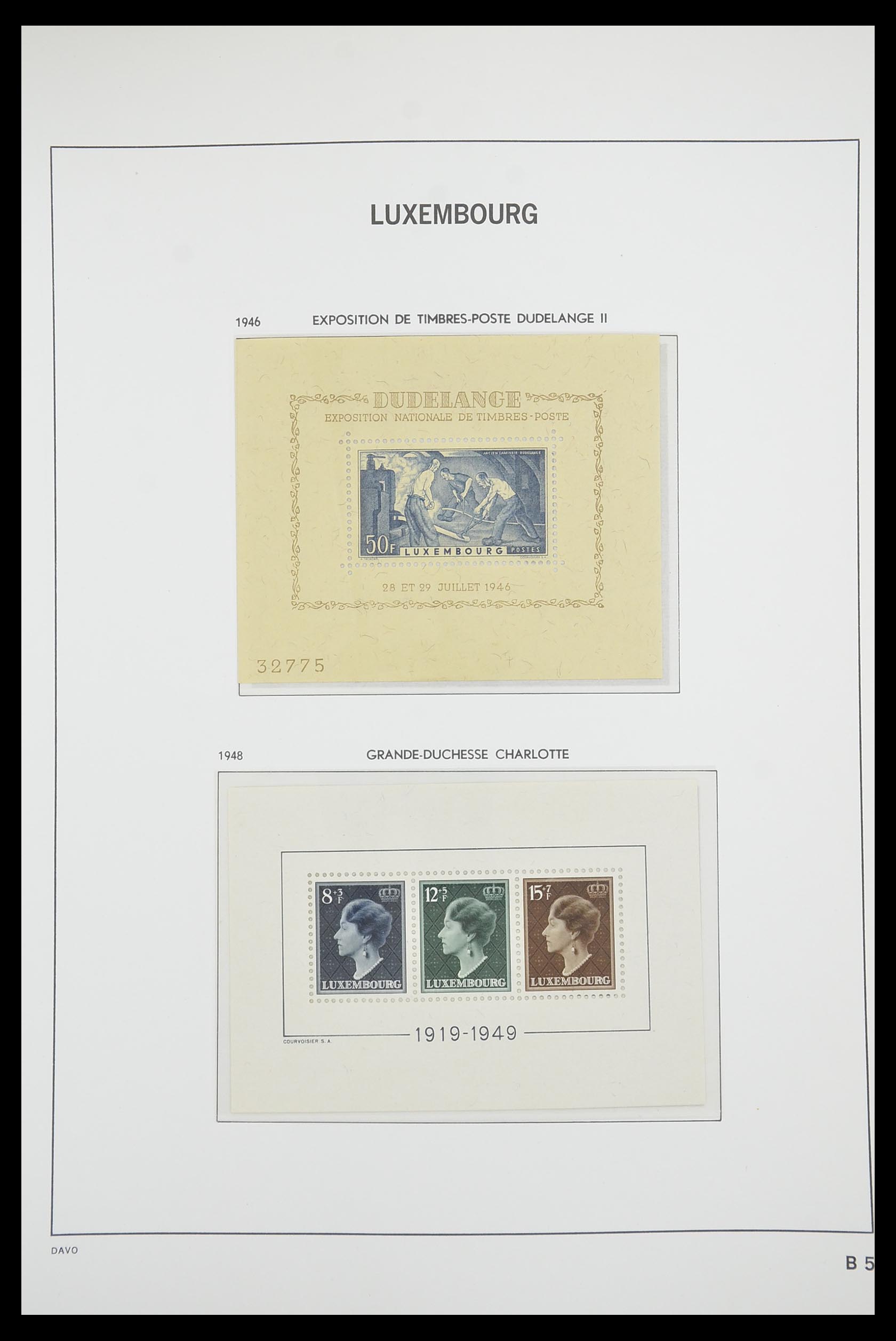 33703 102 - Postzegelverzameling 33703 Luxemburg 1852-1991.