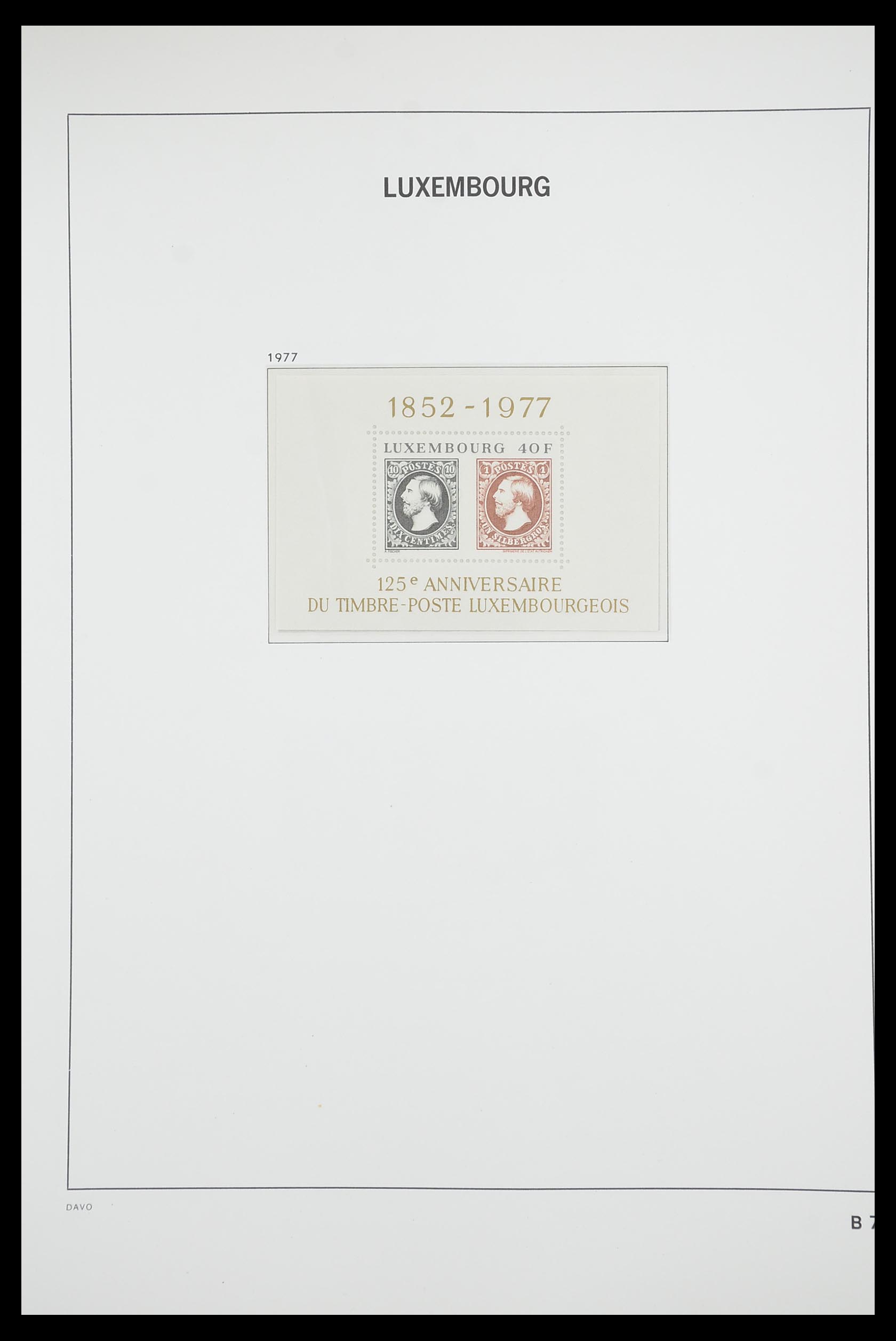 33703 104 - Postzegelverzameling 33703 Luxemburg 1852-1991.