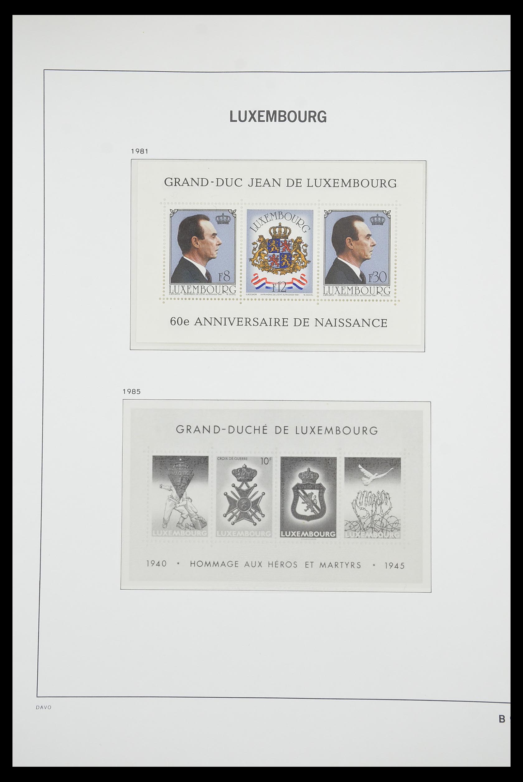 33703 106 - Postzegelverzameling 33703 Luxemburg 1852-1991.