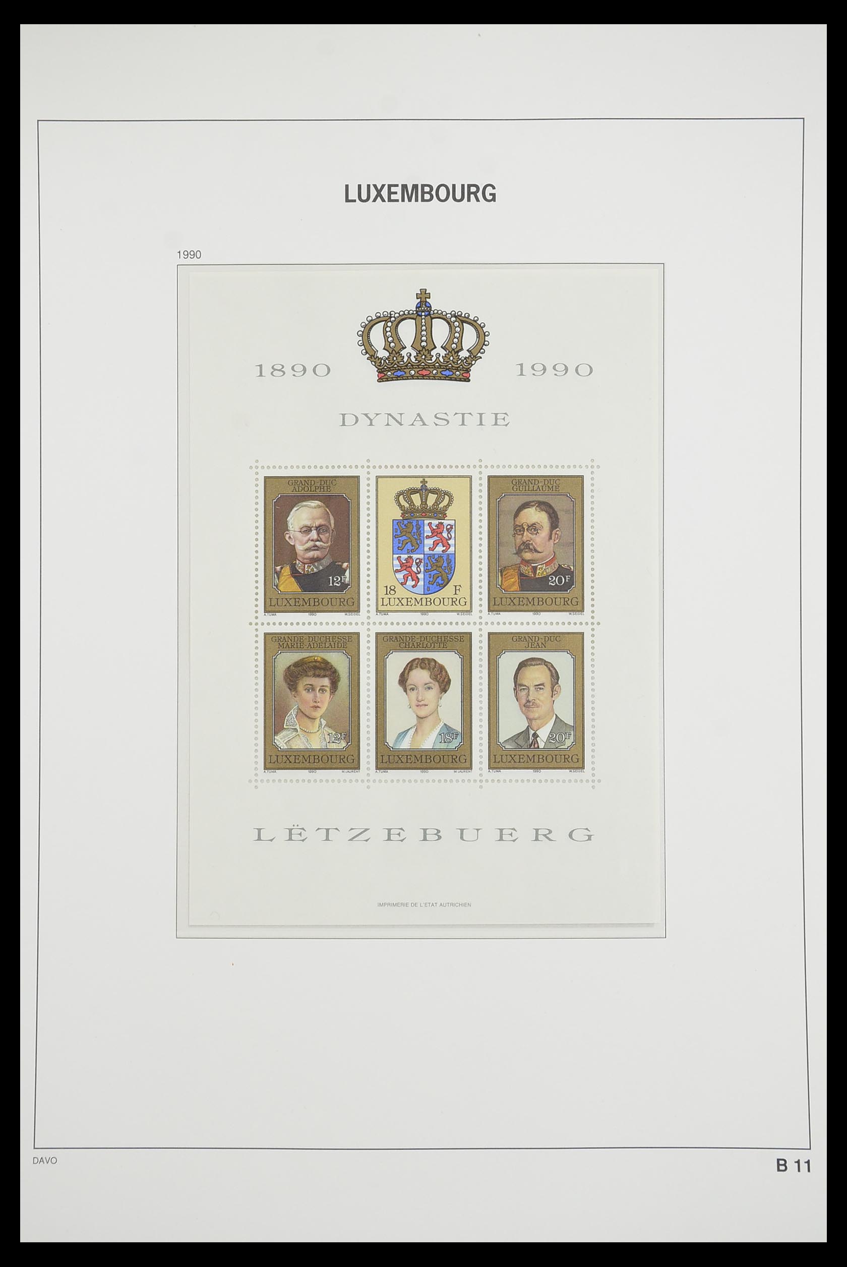 33703 108 - Postzegelverzameling 33703 Luxemburg 1852-1991.