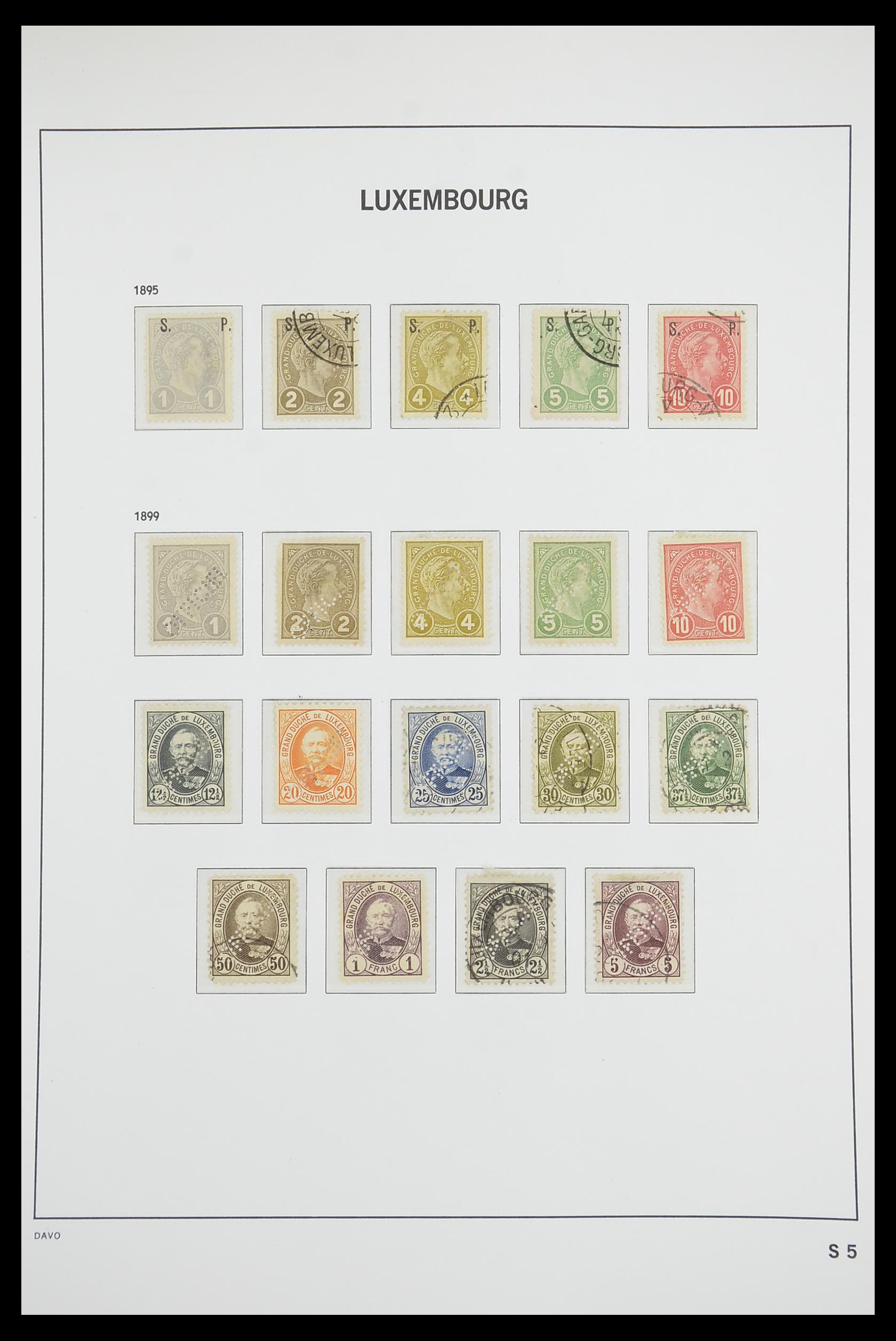 33703 113 - Postzegelverzameling 33703 Luxemburg 1852-1991.