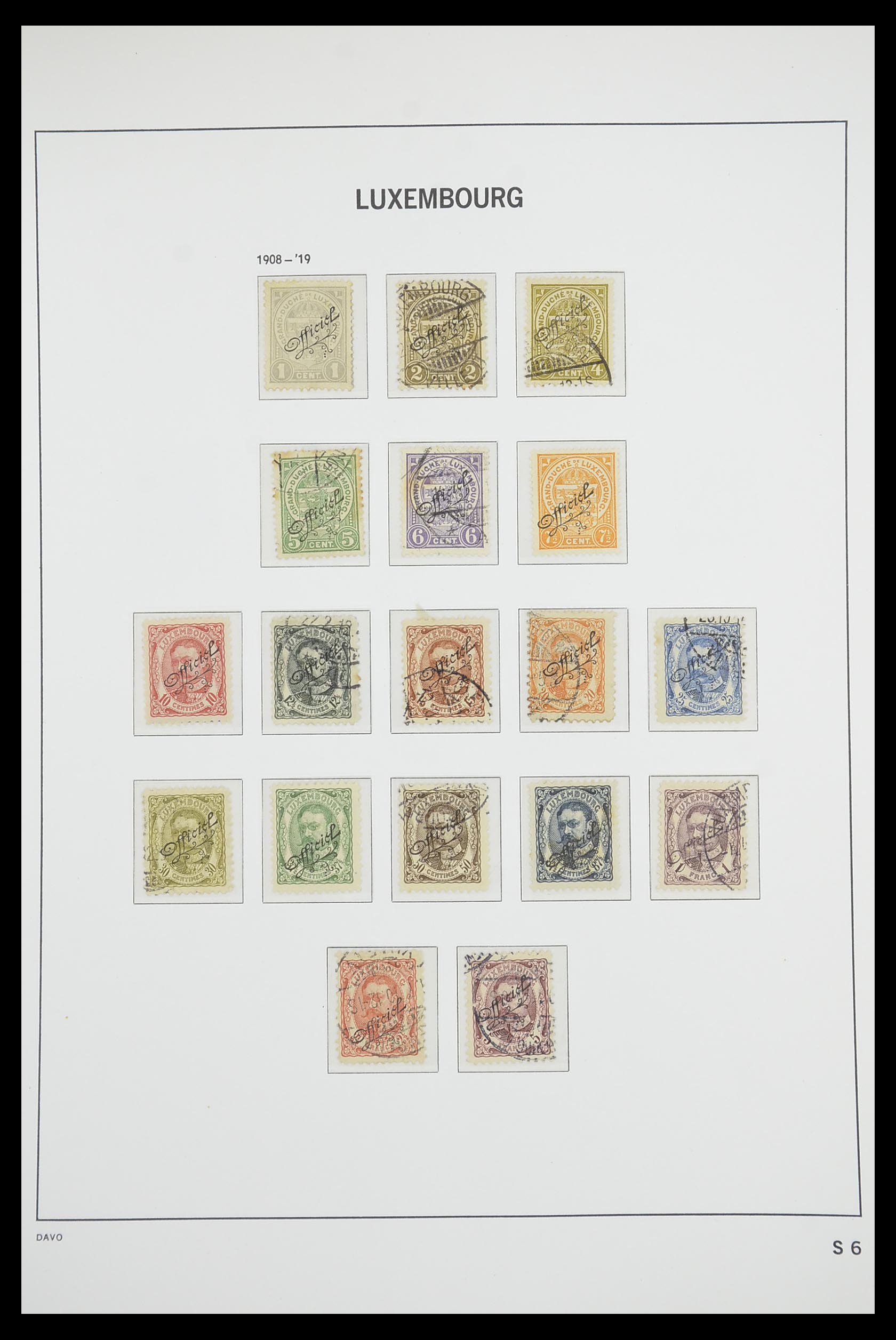 33703 114 - Postzegelverzameling 33703 Luxemburg 1852-1991.
