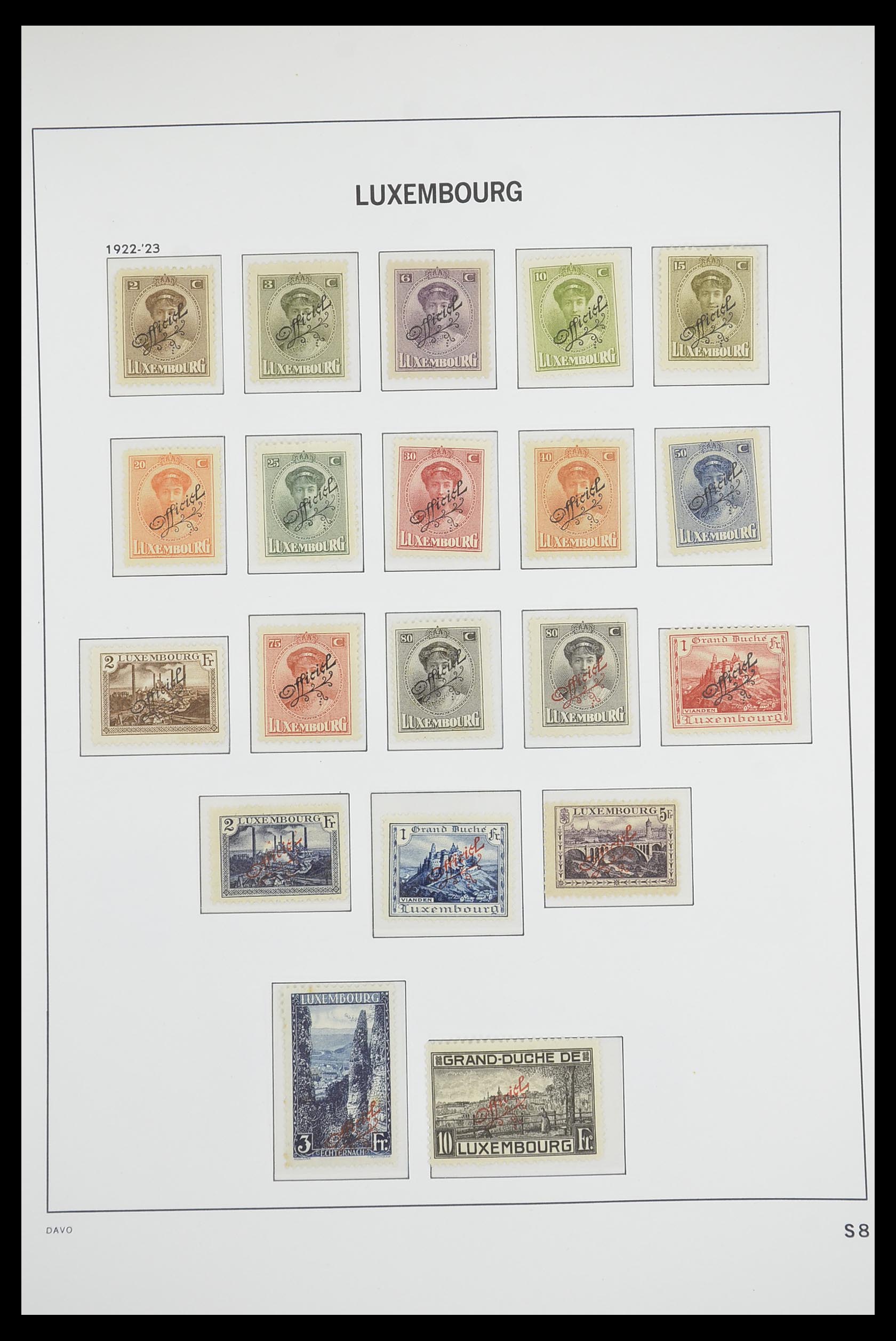 33703 116 - Postzegelverzameling 33703 Luxemburg 1852-1991.