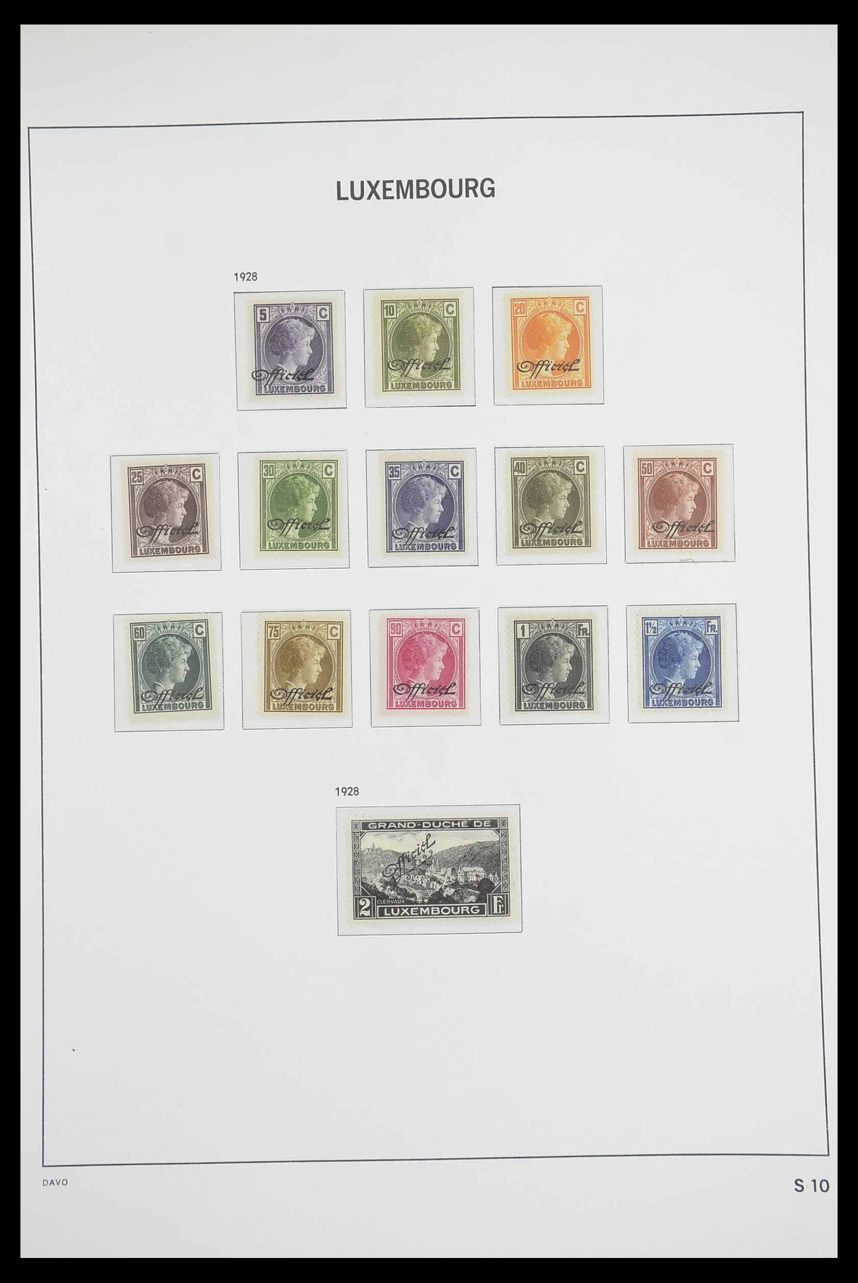 33703 118 - Stamp collection 33703 Luxembourg 1852-1991.