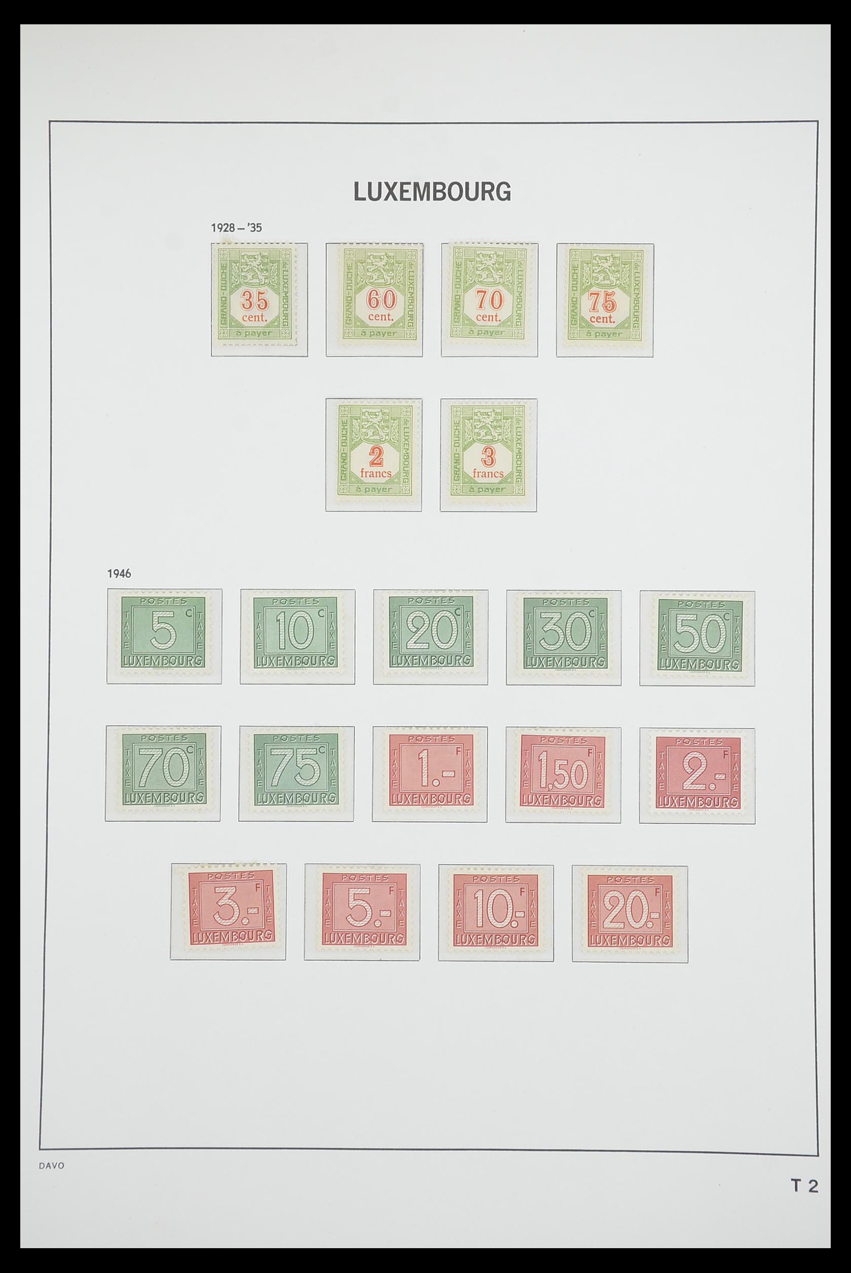 33703 121 - Postzegelverzameling 33703 Luxemburg 1852-1991.