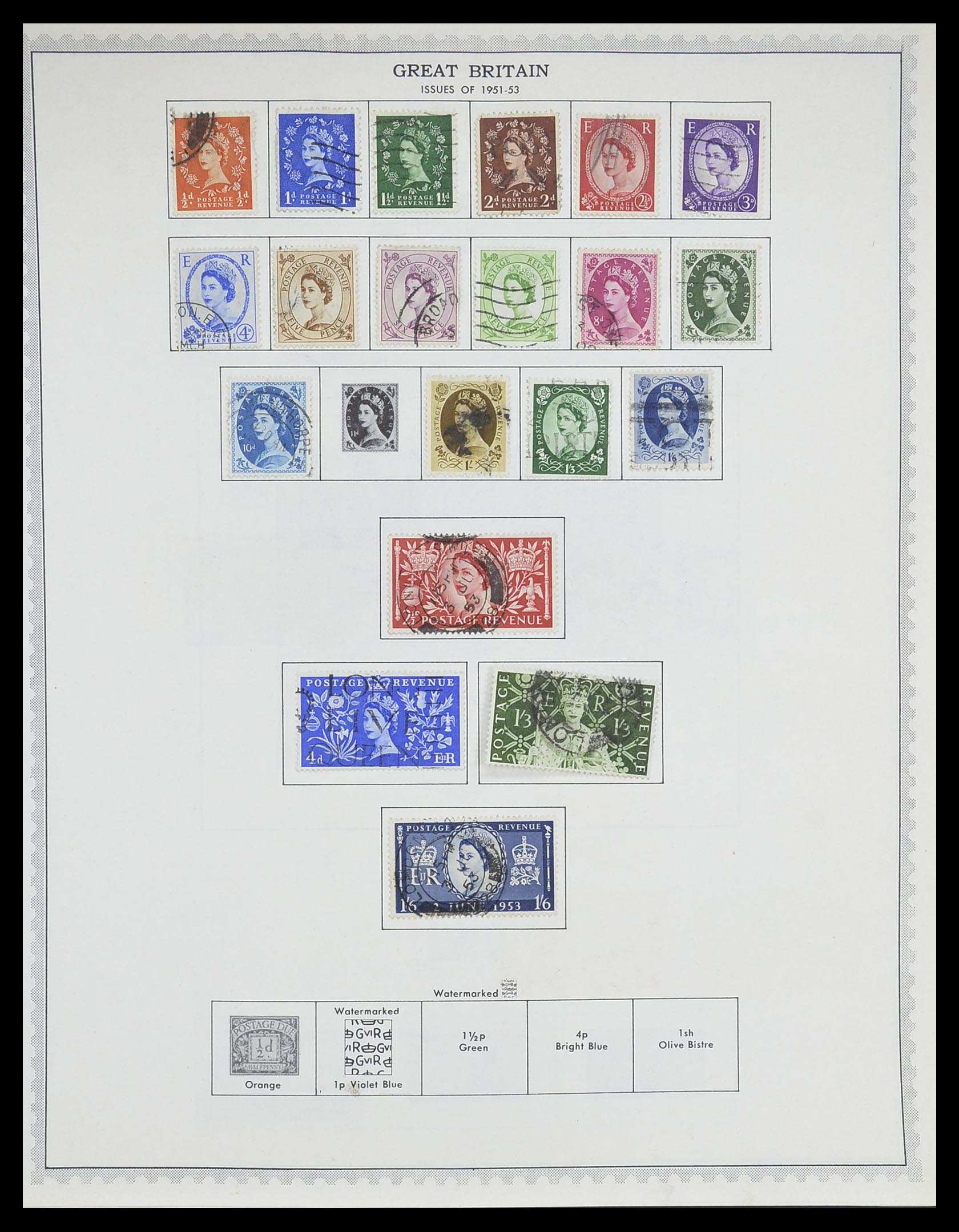 33704 005 - Postzegelverzameling 33704 Engeland en koloniën 1858-1995.