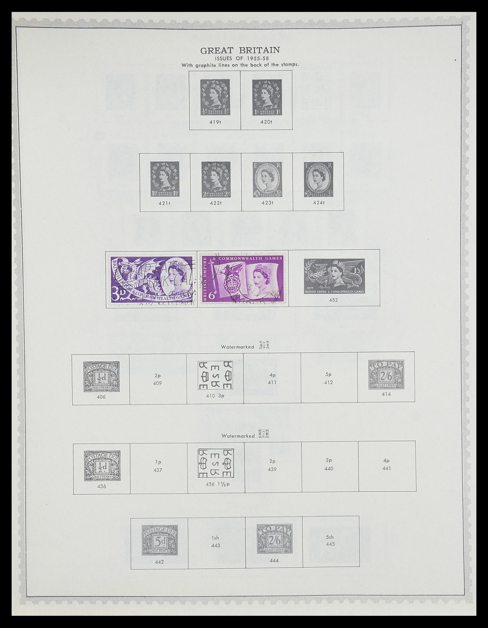 33704 007 - Postzegelverzameling 33704 Engeland en koloniën 1858-1995.