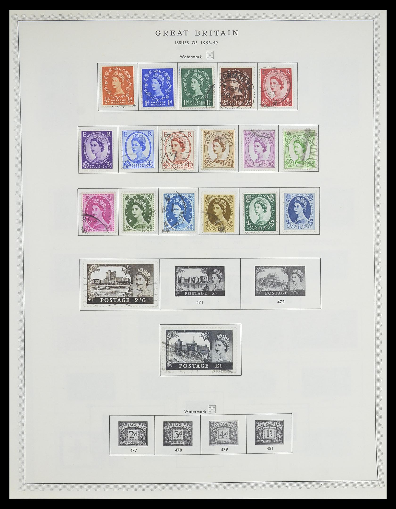 33704 008 - Postzegelverzameling 33704 Engeland en koloniën 1858-1995.