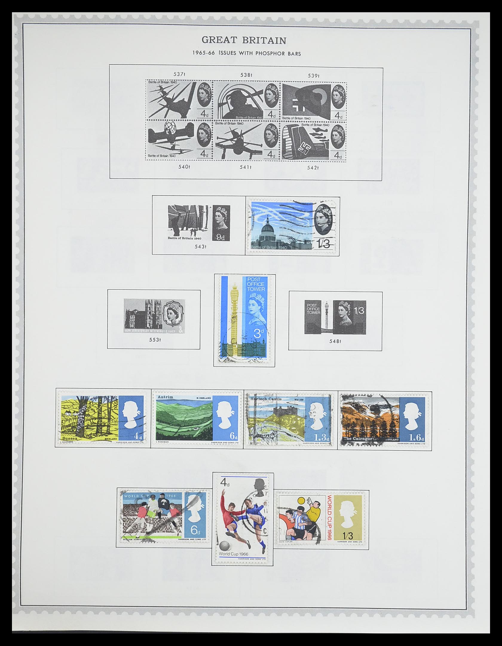 33704 015 - Postzegelverzameling 33704 Engeland en koloniën 1858-1995.