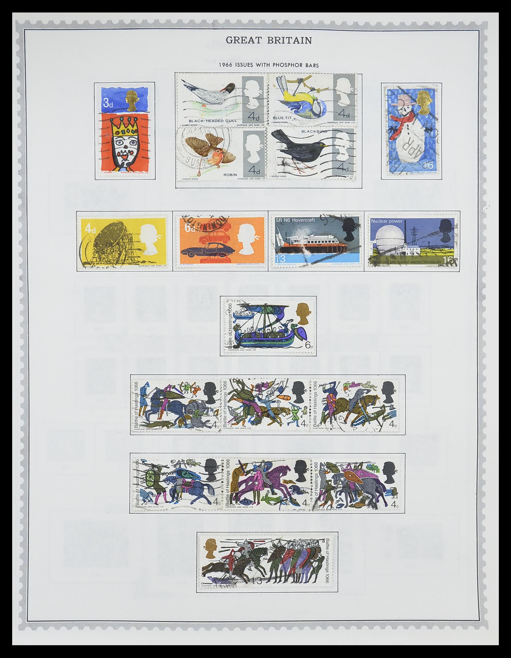 33704 016 - Postzegelverzameling 33704 Engeland en koloniën 1858-1995.