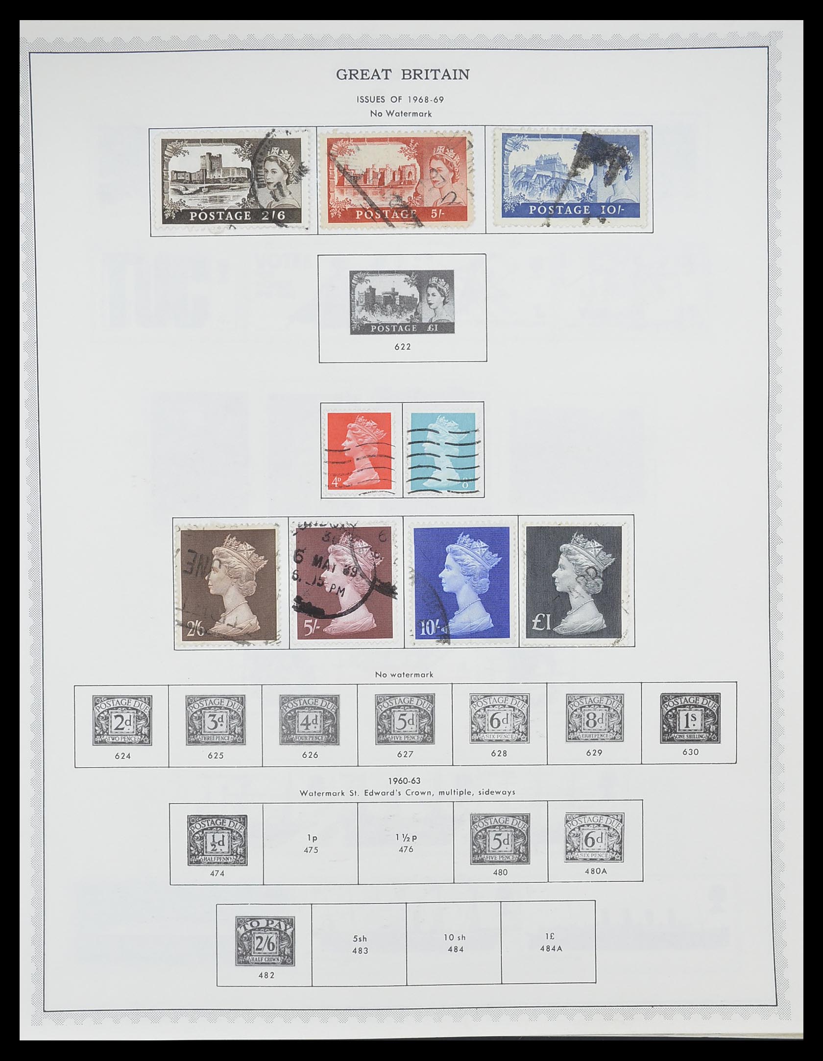 33704 018 - Postzegelverzameling 33704 Engeland en koloniën 1858-1995.