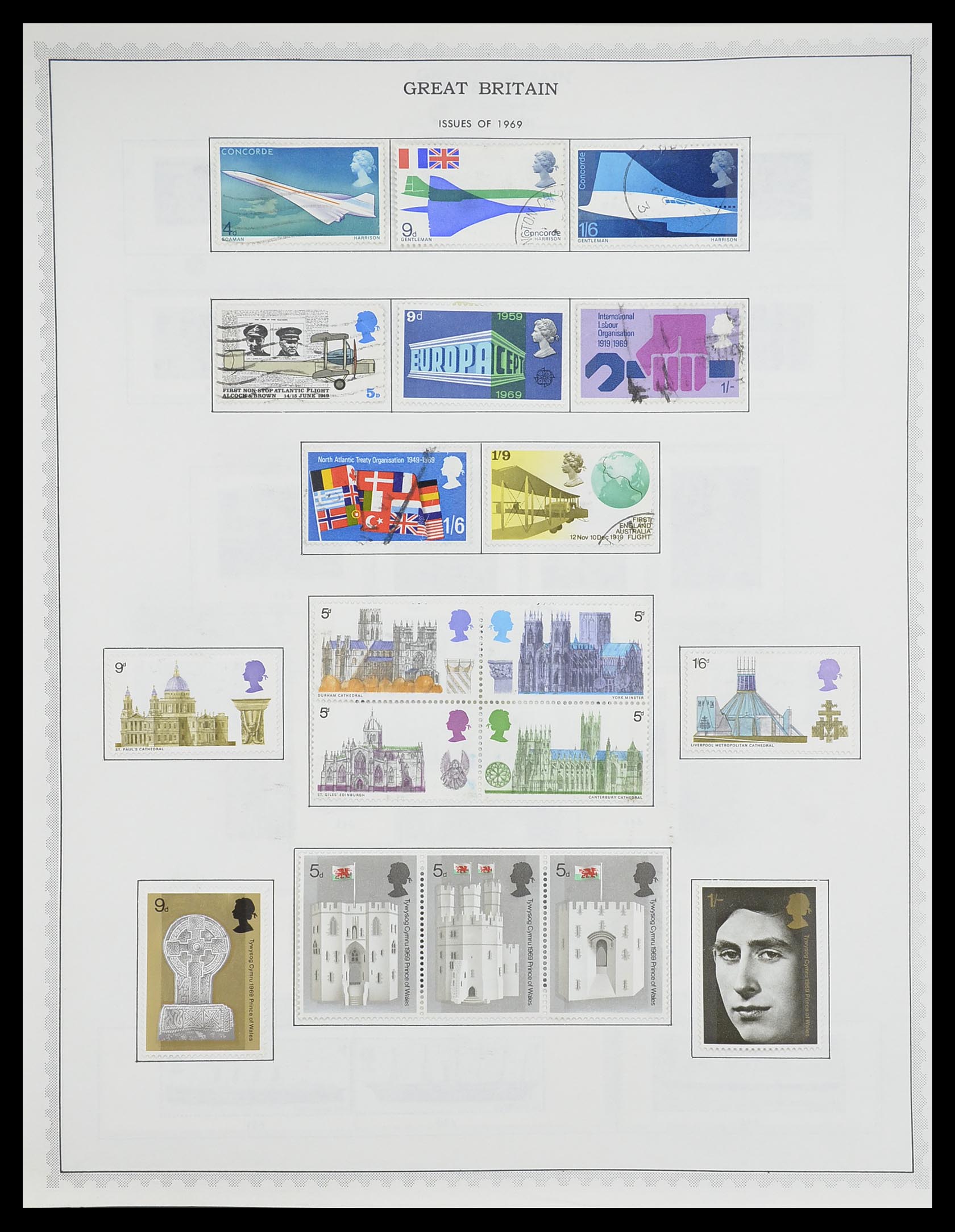33704 020 - Postzegelverzameling 33704 Engeland en koloniën 1858-1995.