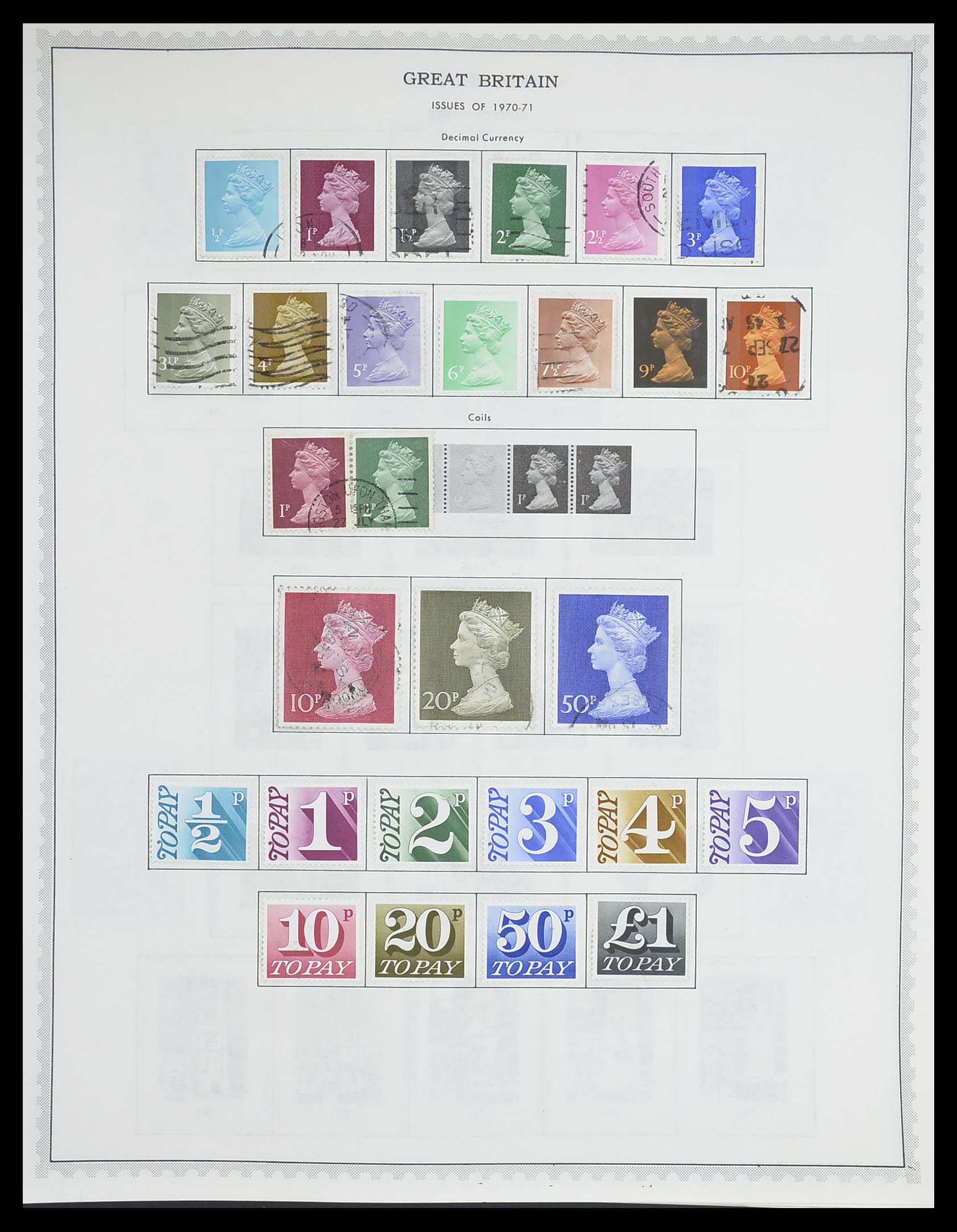33704 023 - Postzegelverzameling 33704 Engeland en koloniën 1858-1995.