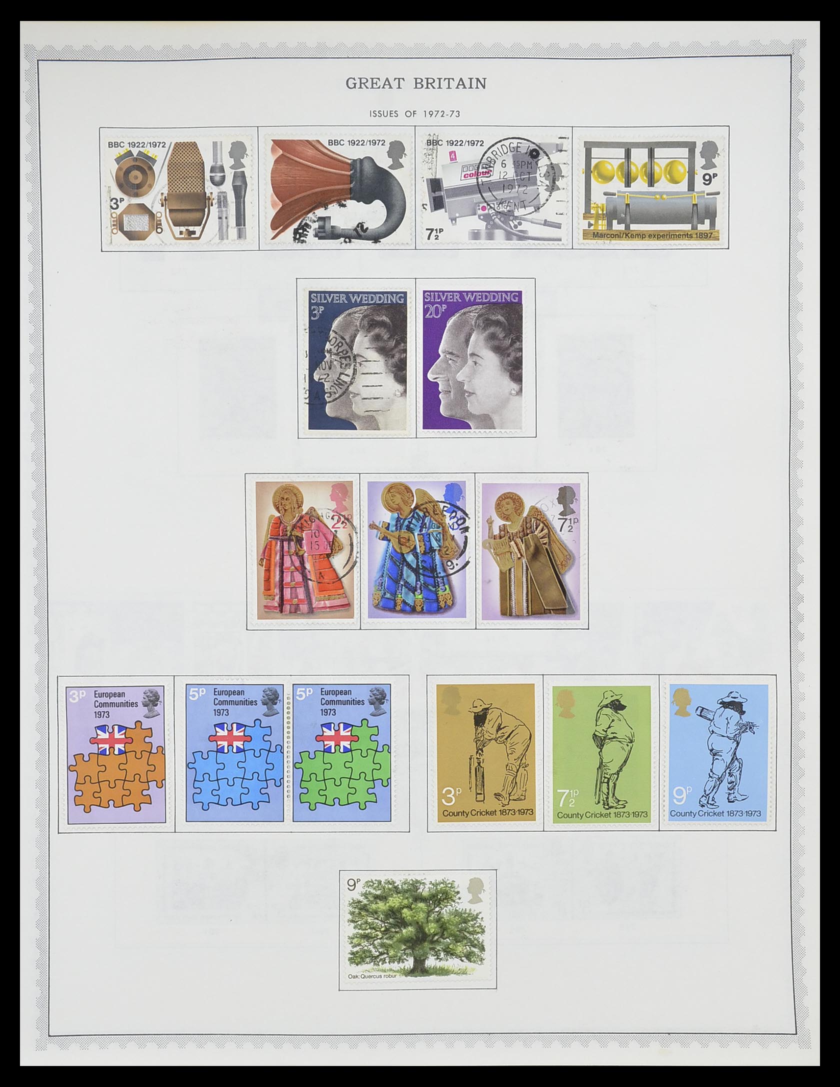 33704 025 - Postzegelverzameling 33704 Engeland en koloniën 1858-1995.