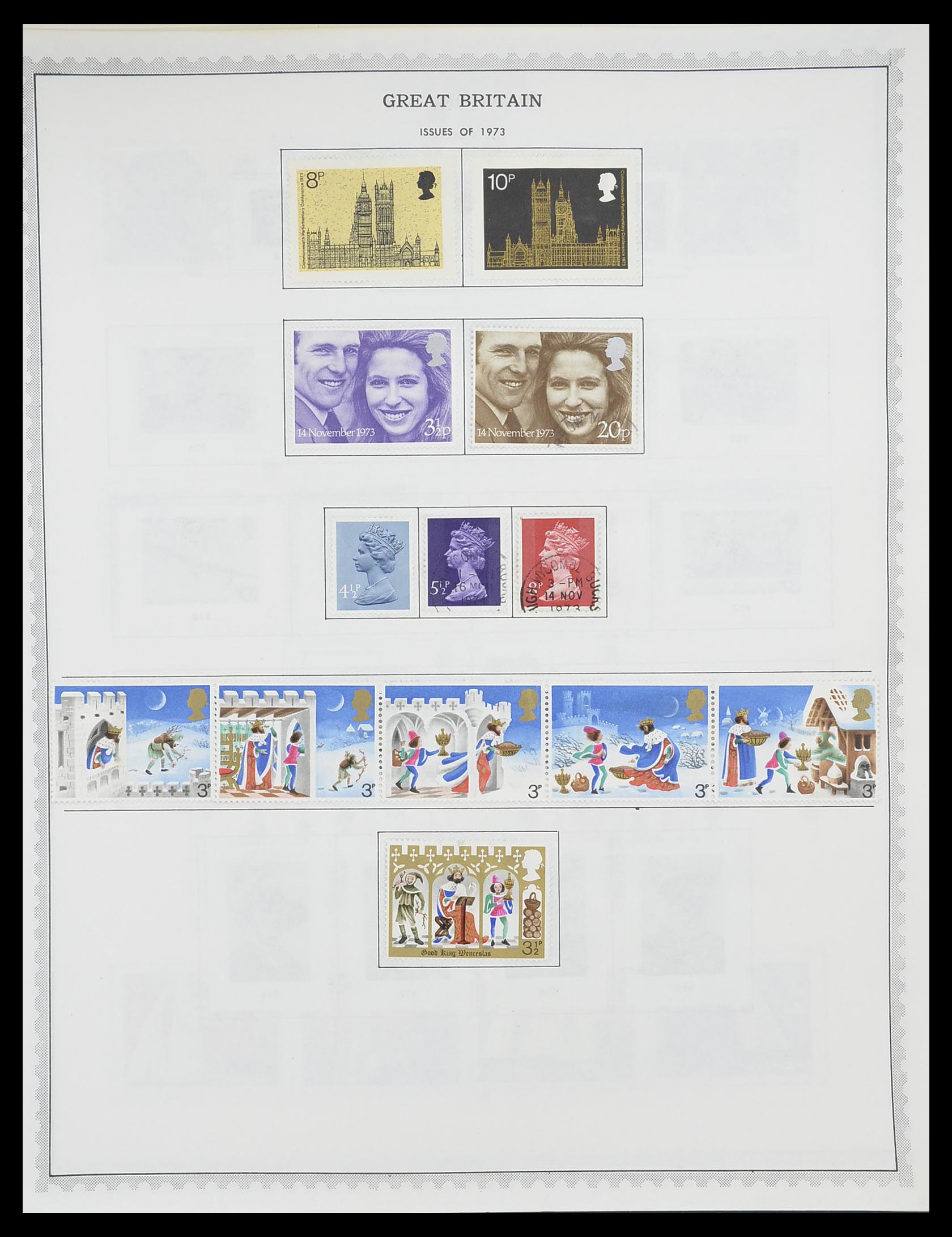 33704 027 - Postzegelverzameling 33704 Engeland en koloniën 1858-1995.