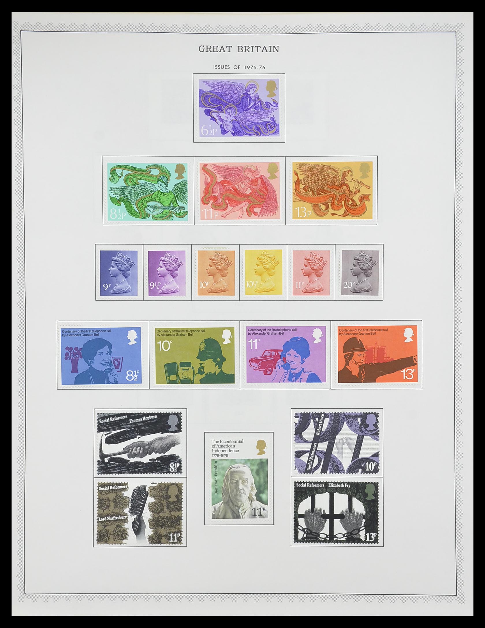 33704 031 - Postzegelverzameling 33704 Engeland en koloniën 1858-1995.