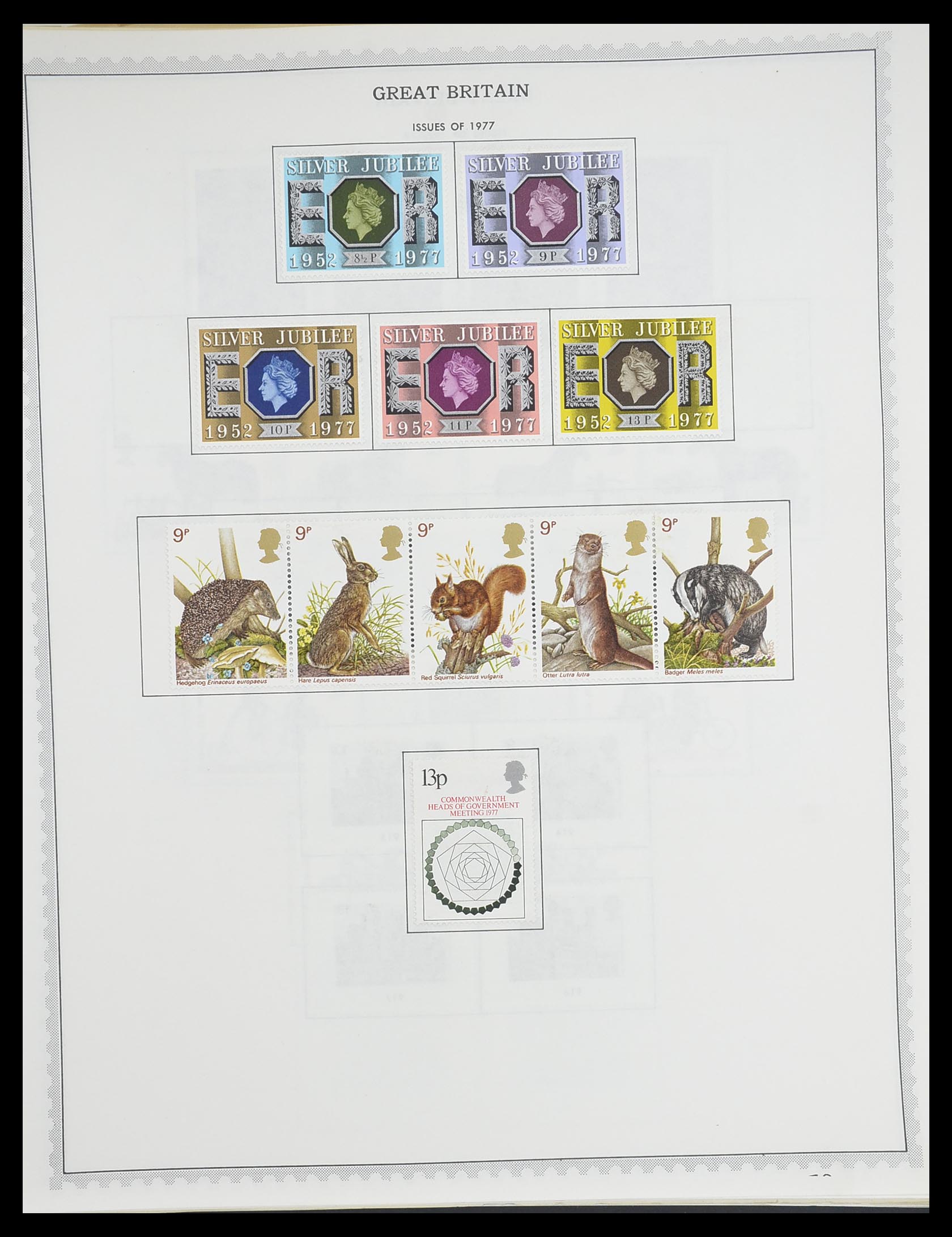 33704 034 - Postzegelverzameling 33704 Engeland en koloniën 1858-1995.