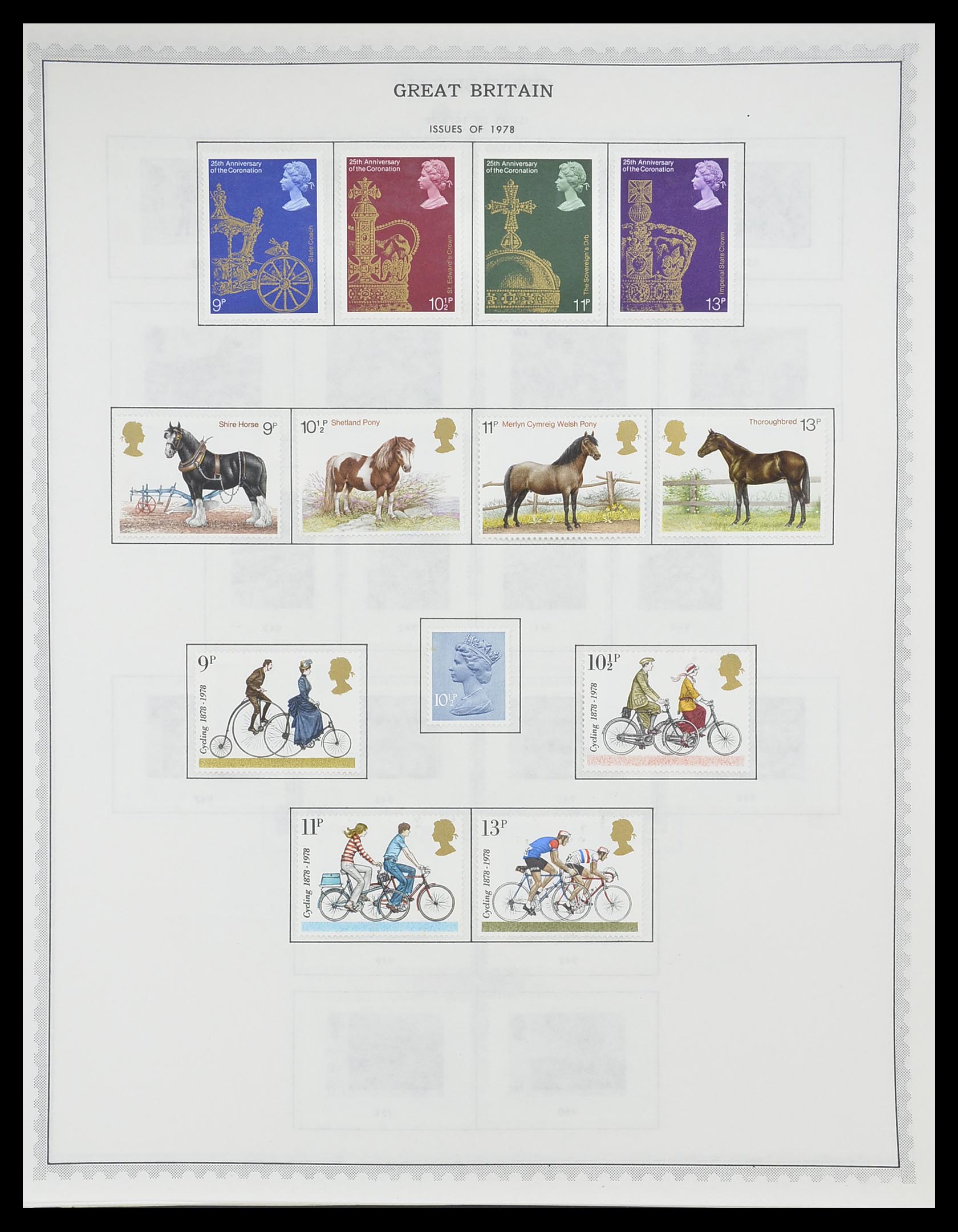 33704 036 - Postzegelverzameling 33704 Engeland en koloniën 1858-1995.