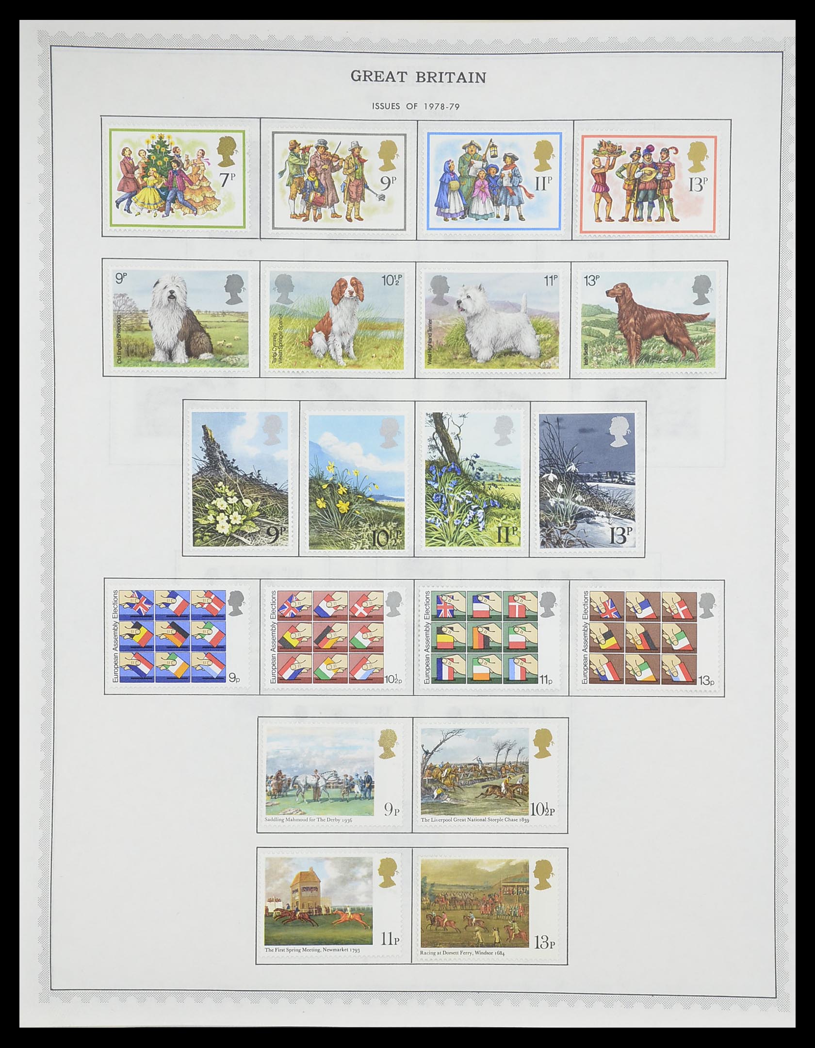 33704 037 - Postzegelverzameling 33704 Engeland en koloniën 1858-1995.