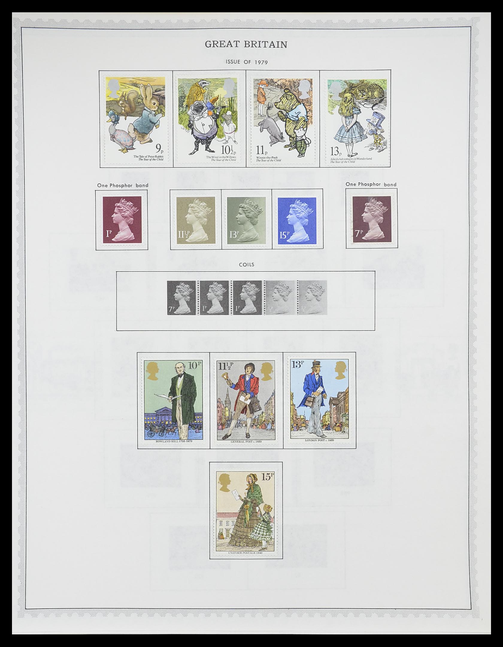33704 038 - Postzegelverzameling 33704 Engeland en koloniën 1858-1995.
