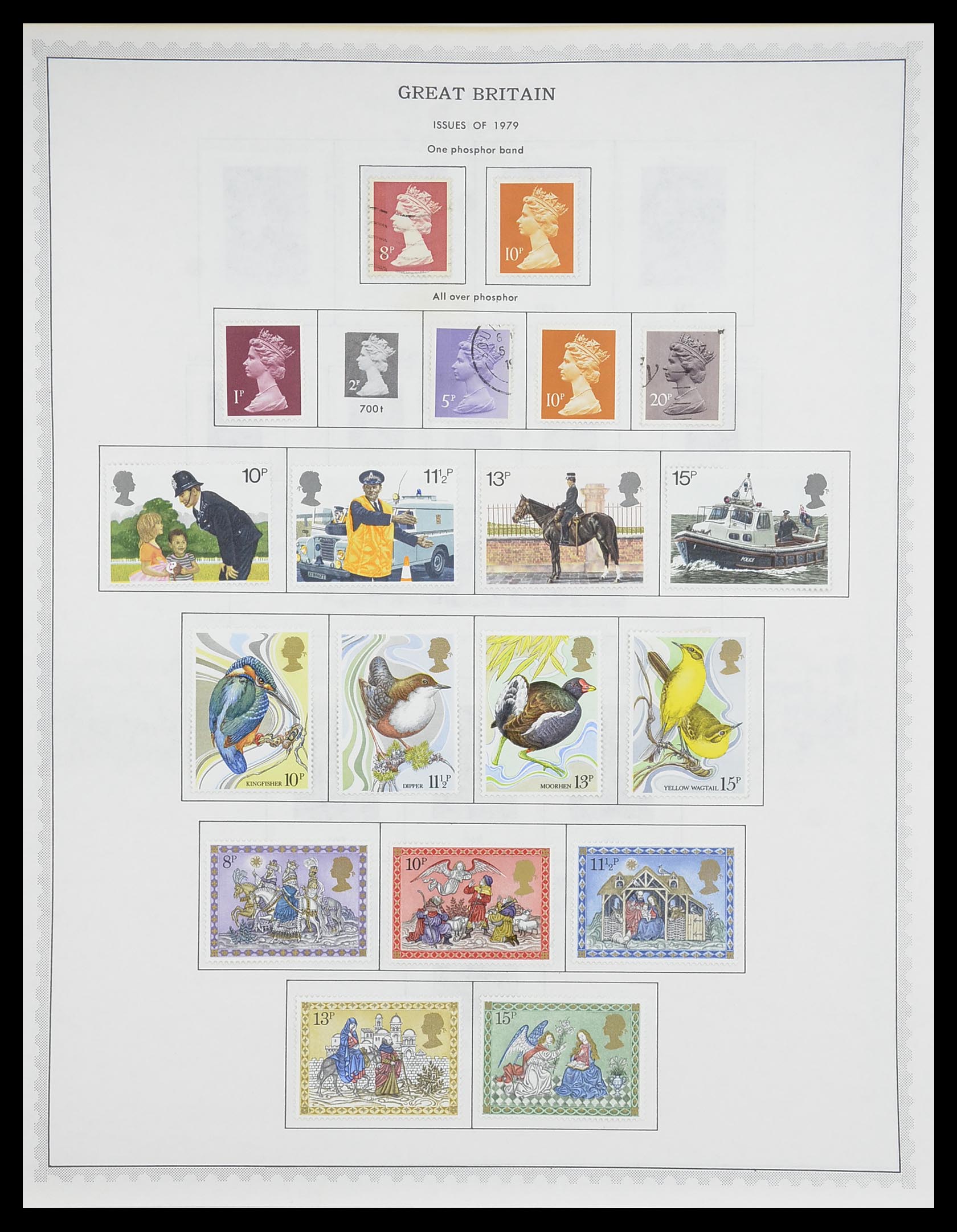 33704 039 - Postzegelverzameling 33704 Engeland en koloniën 1858-1995.