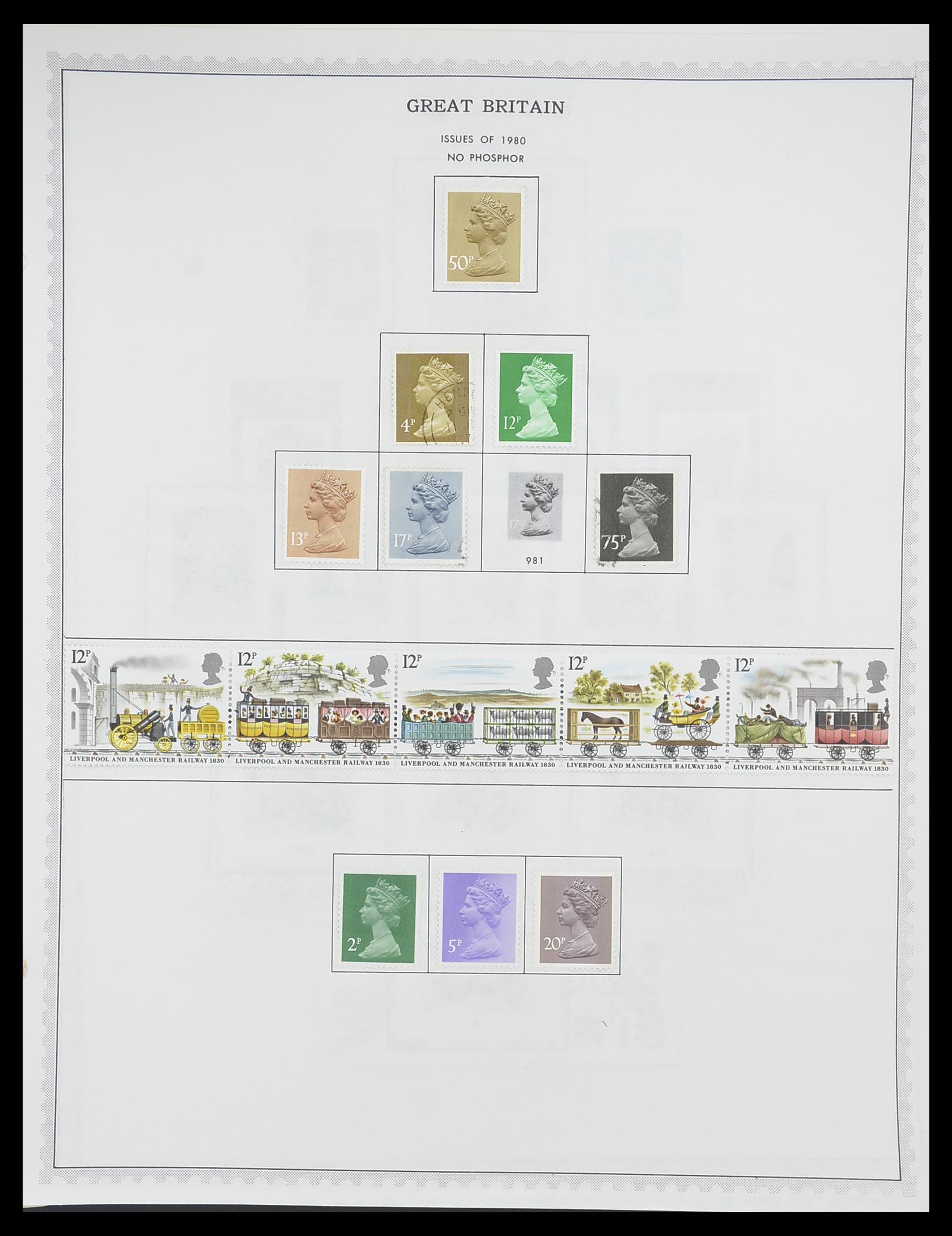 33704 040 - Postzegelverzameling 33704 Engeland en koloniën 1858-1995.