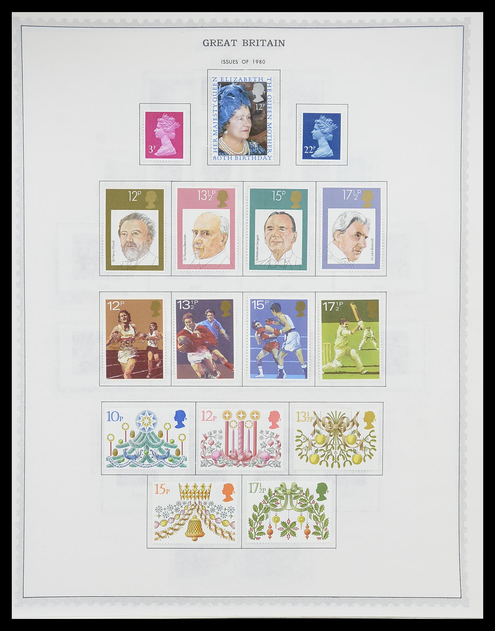 33704 042 - Postzegelverzameling 33704 Engeland en koloniën 1858-1995.