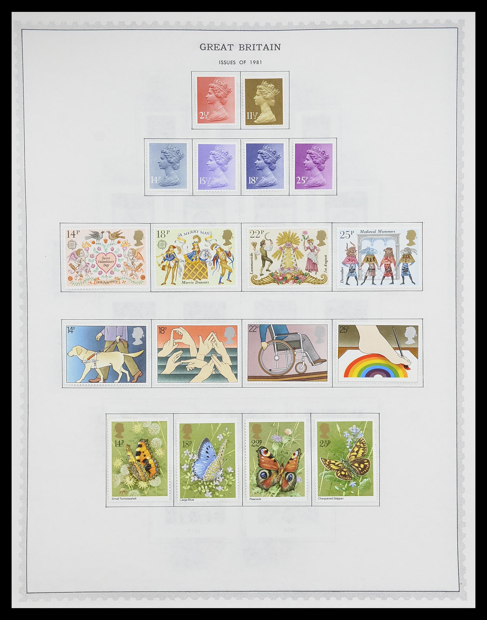 33704 043 - Postzegelverzameling 33704 Engeland en koloniën 1858-1995.