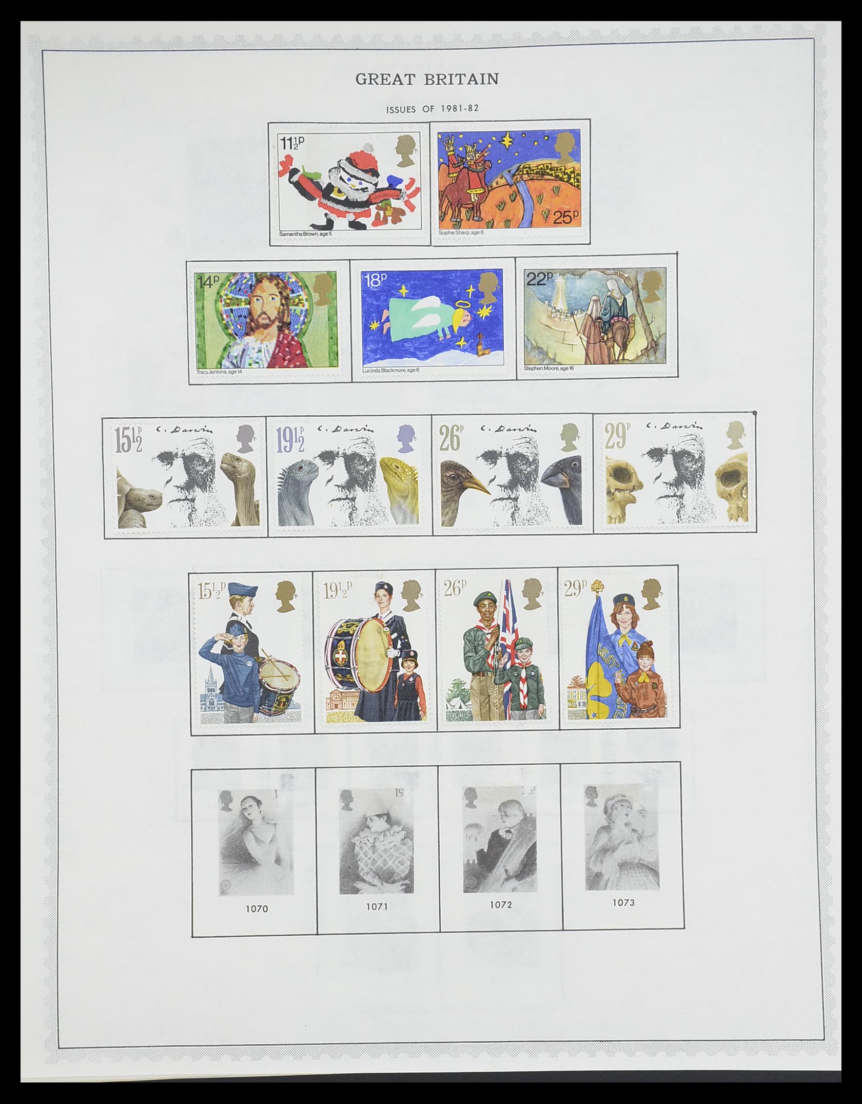 33704 045 - Postzegelverzameling 33704 Engeland en koloniën 1858-1995.