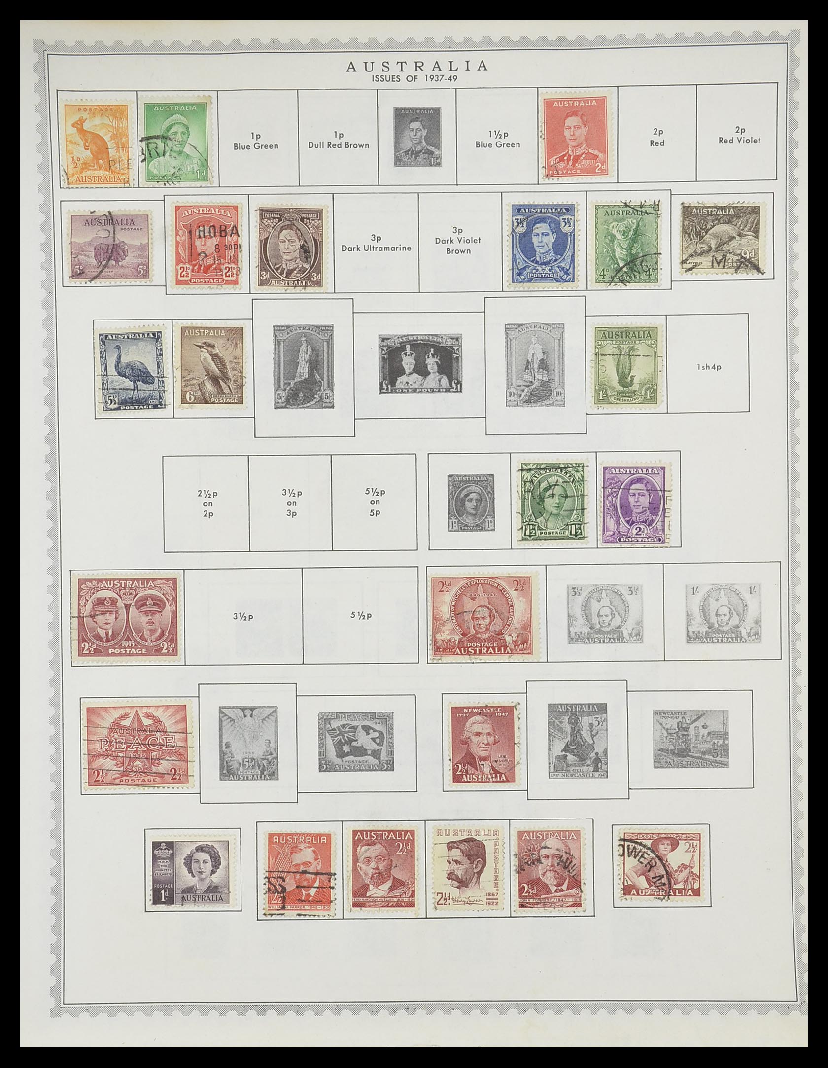 33704 049 - Postzegelverzameling 33704 Engeland en koloniën 1858-1995.