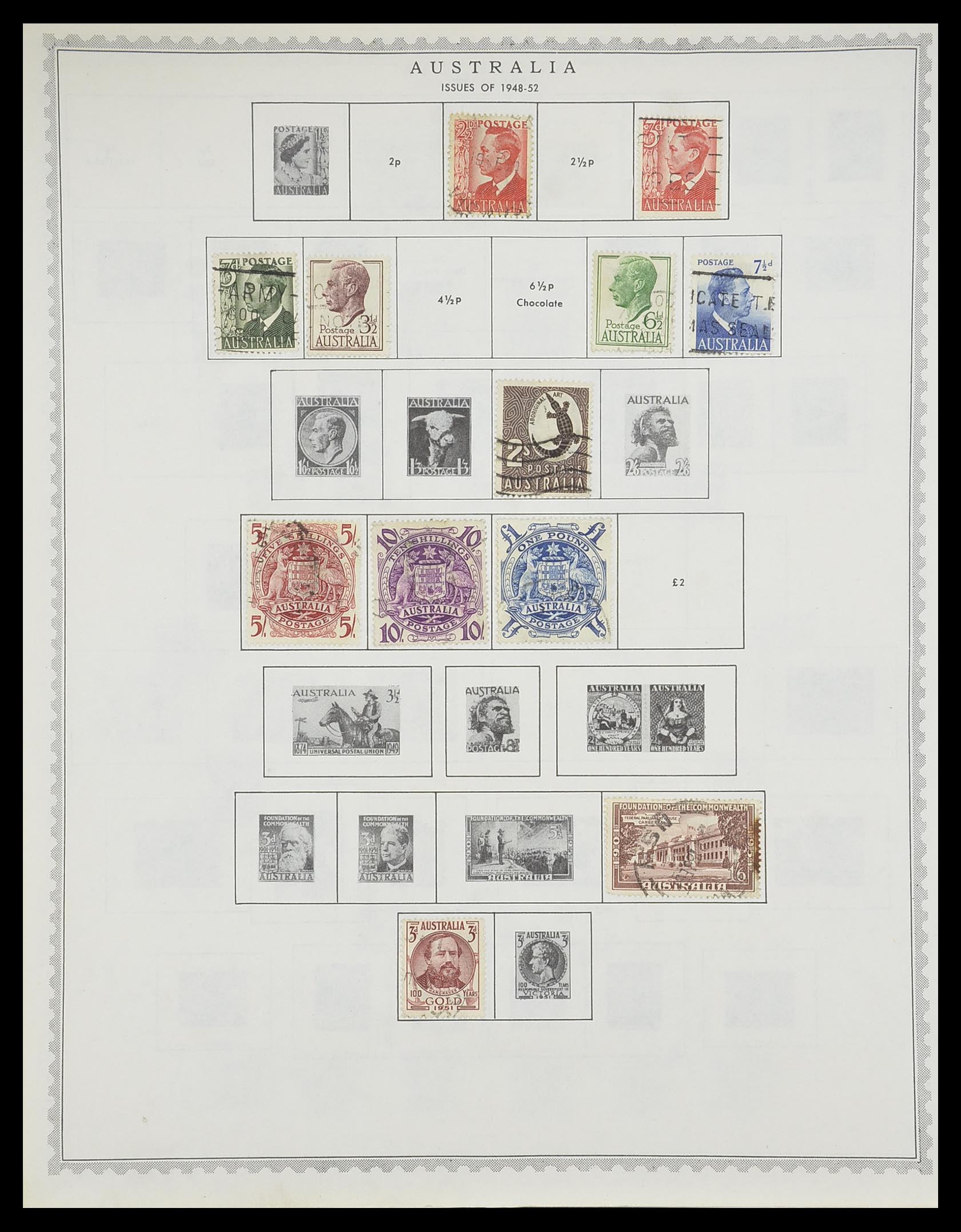 33704 050 - Postzegelverzameling 33704 Engeland en koloniën 1858-1995.