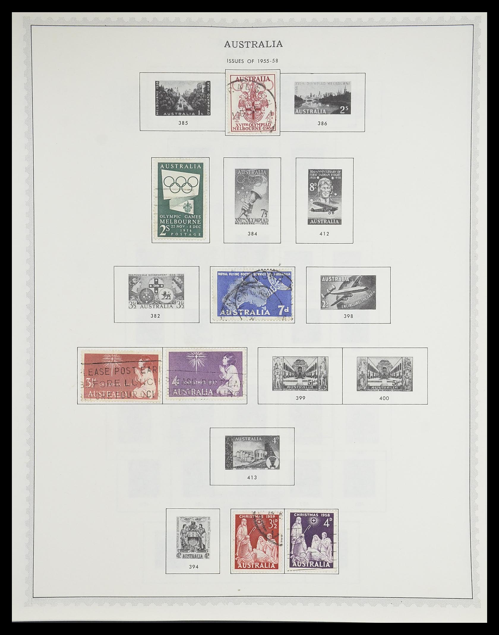 33704 053 - Postzegelverzameling 33704 Engeland en koloniën 1858-1995.