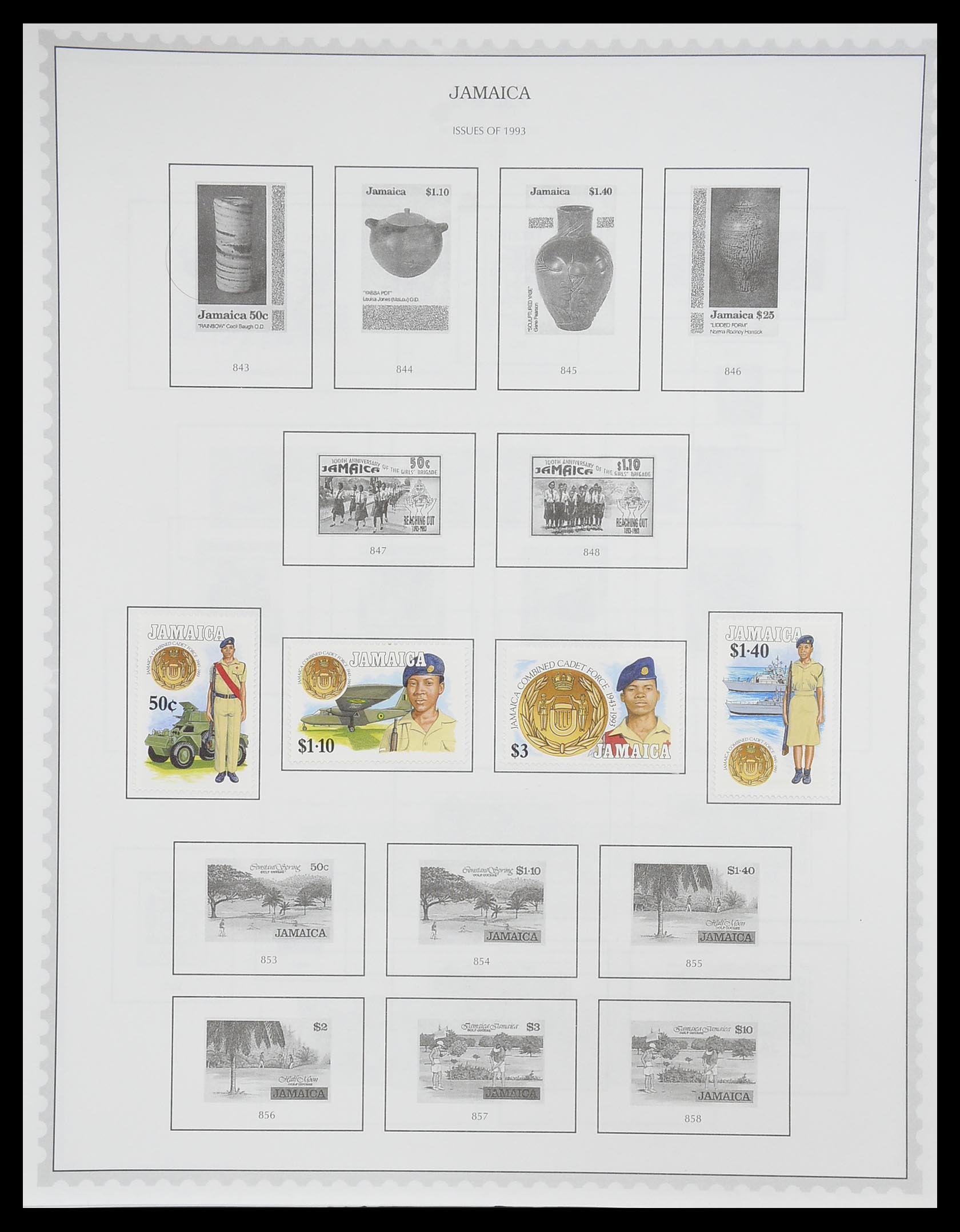 33704 704 - Postzegelverzameling 33704 Engeland en koloniën 1858-1995.